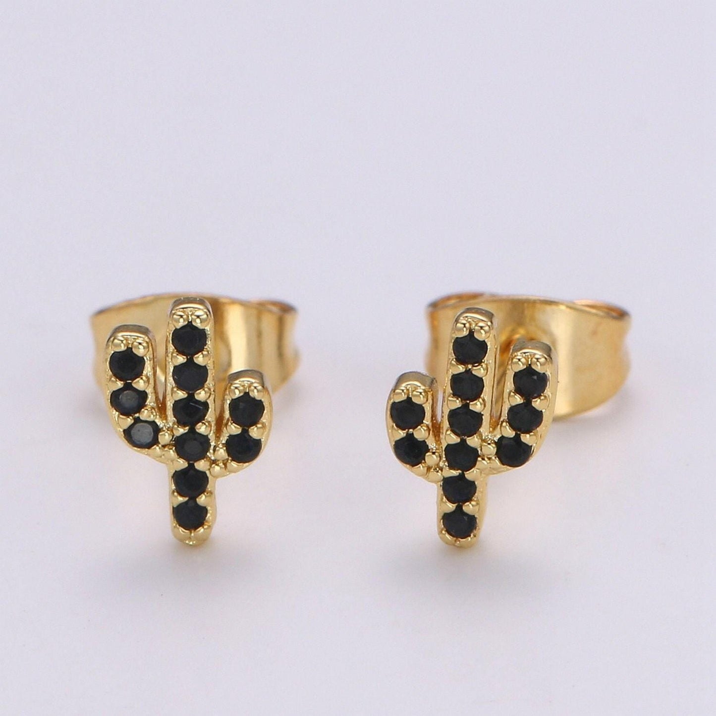 Mini gold cactus charms gold filled cactus pendant silver desert charm bracelet necklace for diy jewelry making supply w532