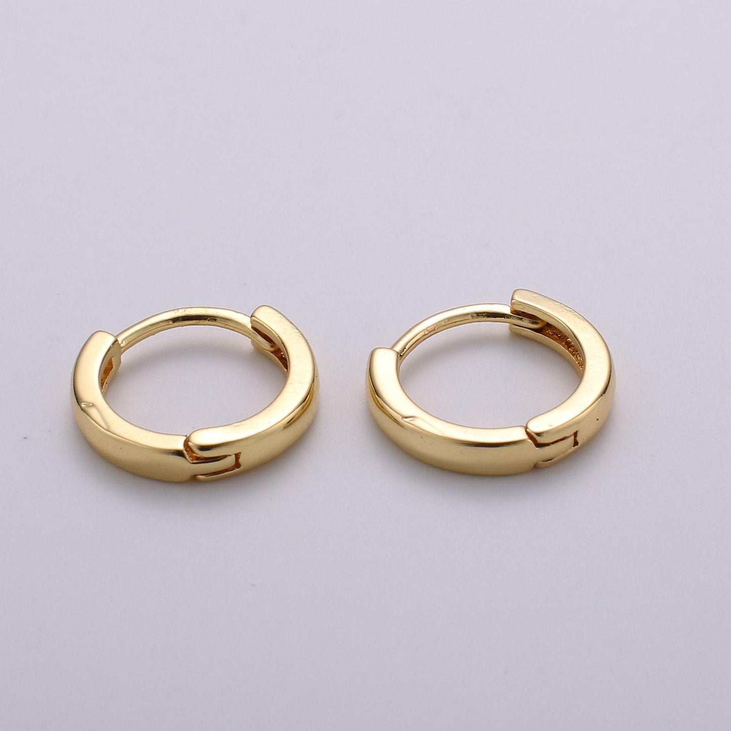 Minimalist huggie hoop earring, tiny round hoop earring minimalist cartilage huggee hoop earring 14k gold earring