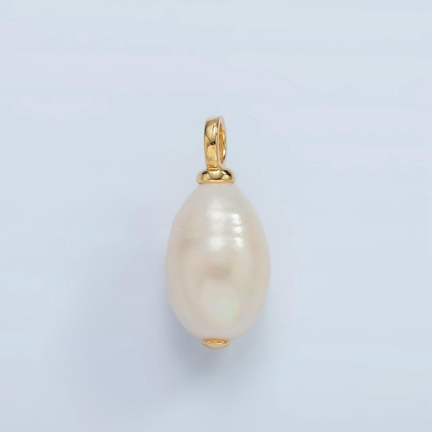 Dainty pearl teardrop charm diy white mother of pearl charm for wedding jewelry making supply p1865