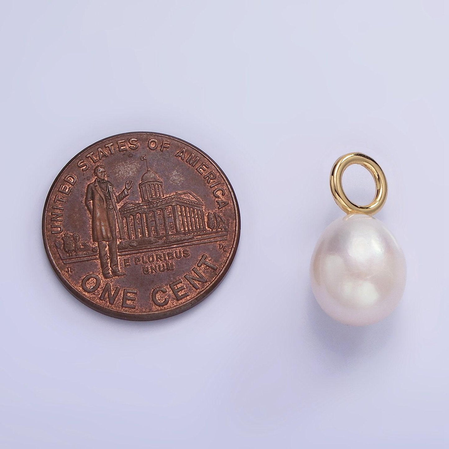 14k gold filled fresh water pearl 17mm | p-1689
