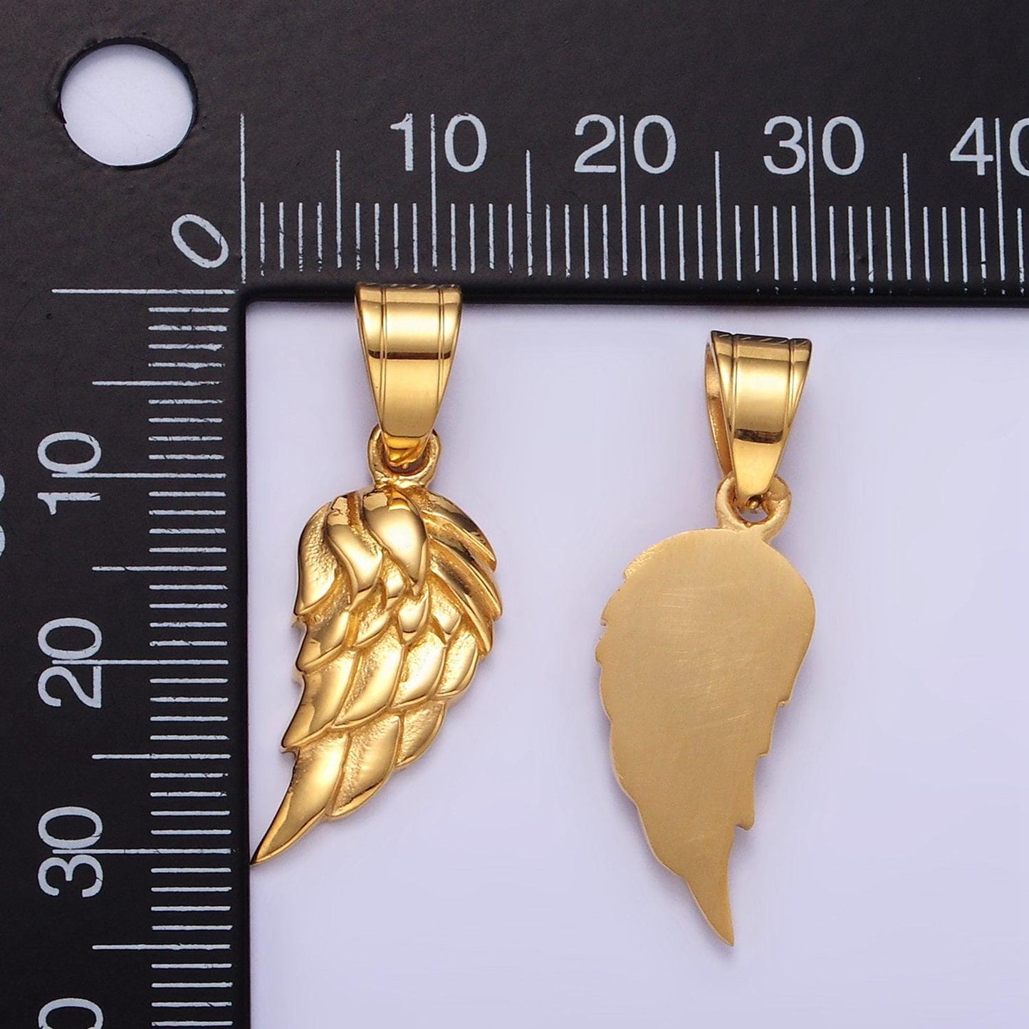 24k gold filed cherub baby angel wing memorial love charm bracelet necklace supply| p1457