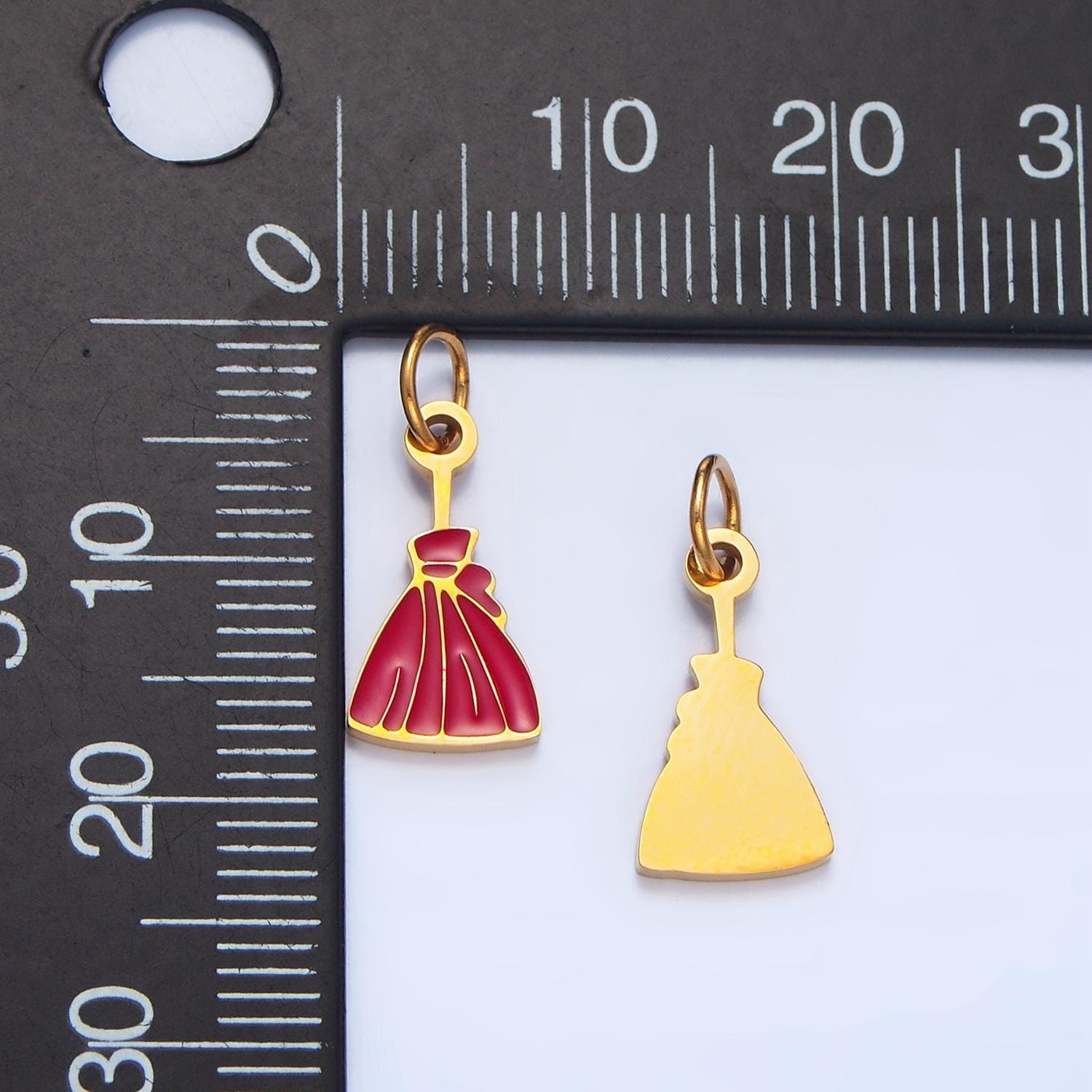 Stainless steel witch's broom charm, broomstick charm, broom charm halloween charm inspired for earring bracelet necklace p1298