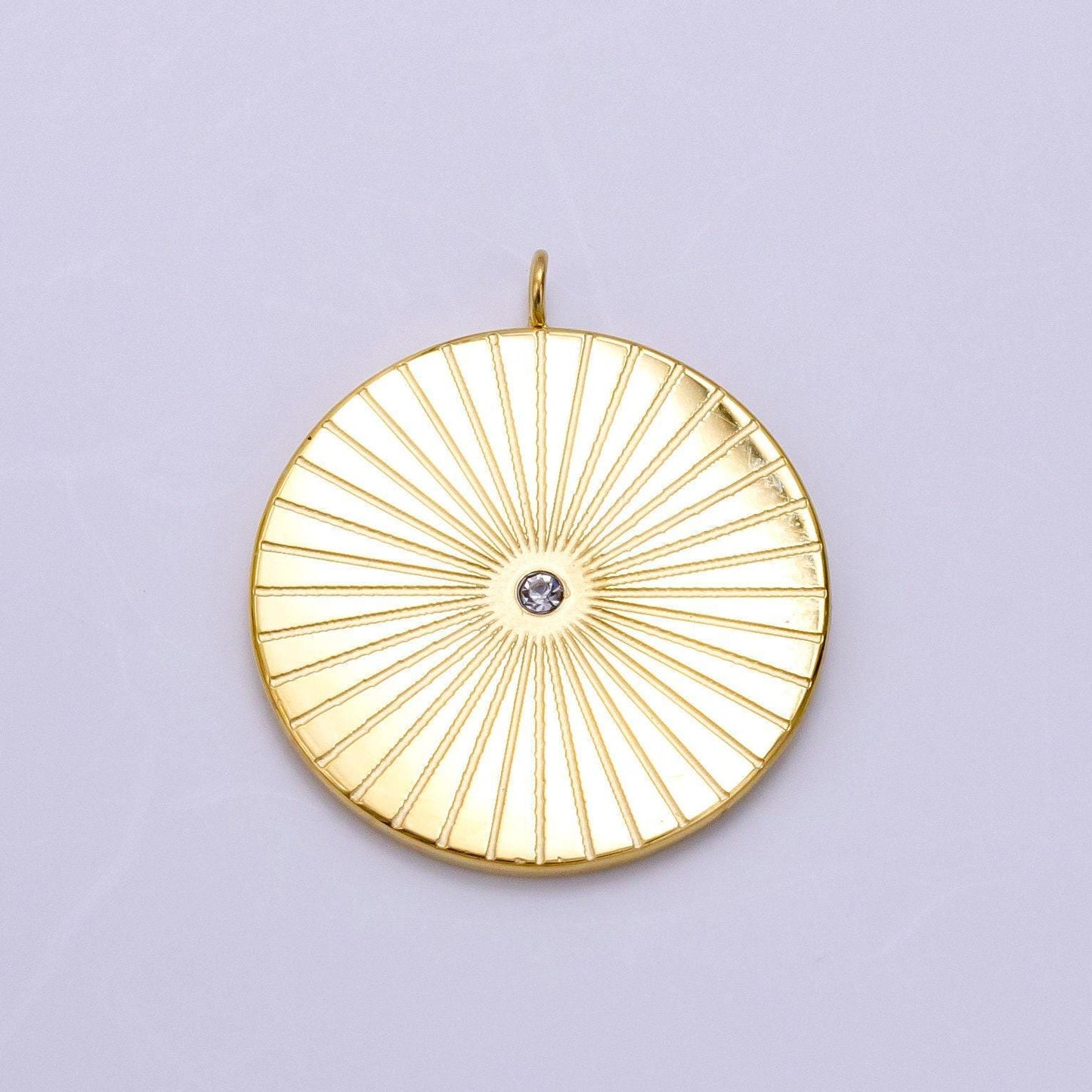 Gold stainless steel sun charm sunray charm sunshine, sunburst, celestial pendant, bohemian charms jewelry inspired p1255