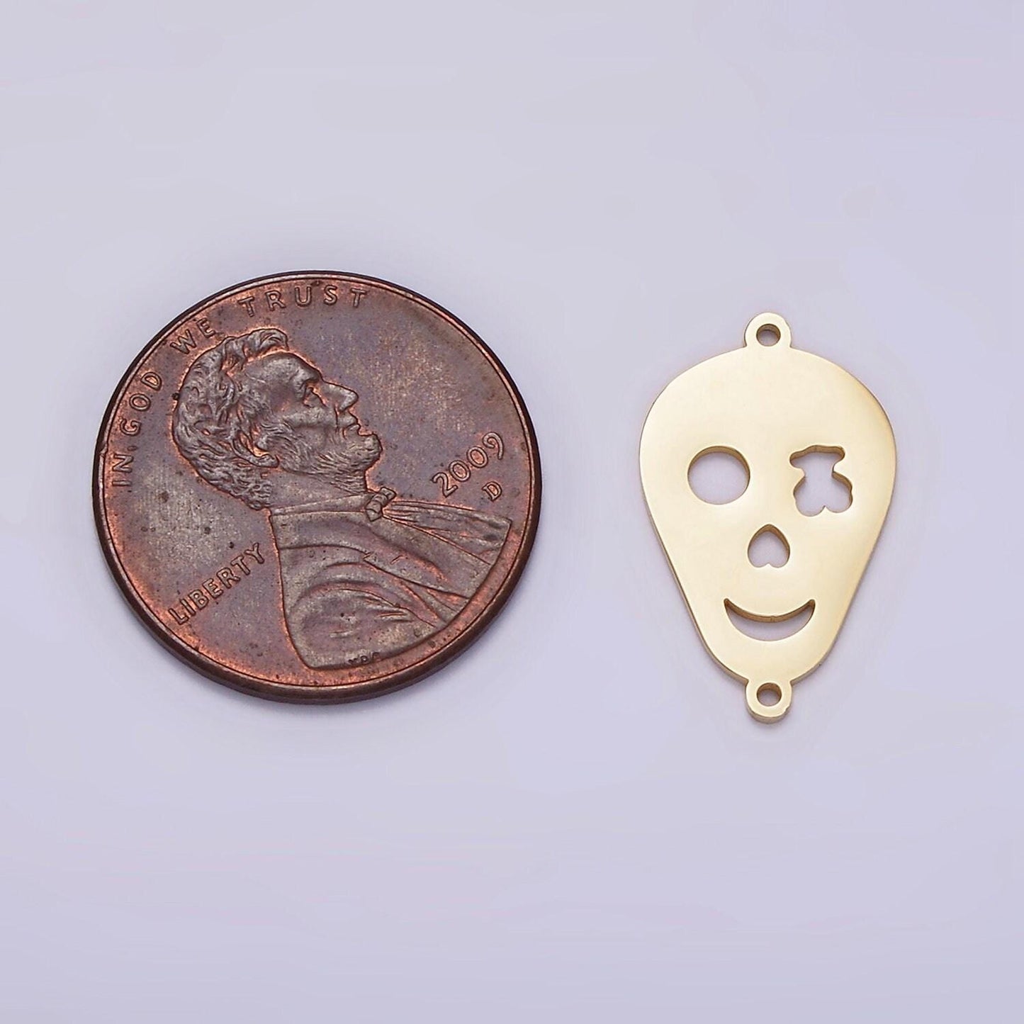 Mini skull charms connector spooky cute skull gothic halloween charm jewelry findings dia de los muertos, day of the dead p1231