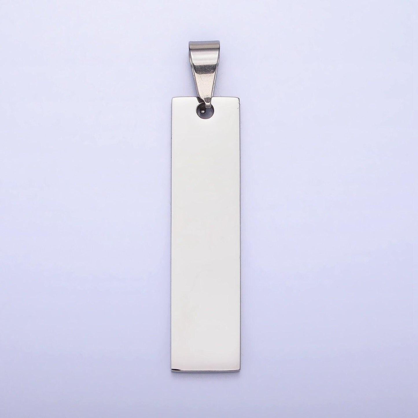 Stainless steel personalized vertical bar pendant flat name 3d pendant, engrave name date coordinate bar pendant p-1087 p-1088