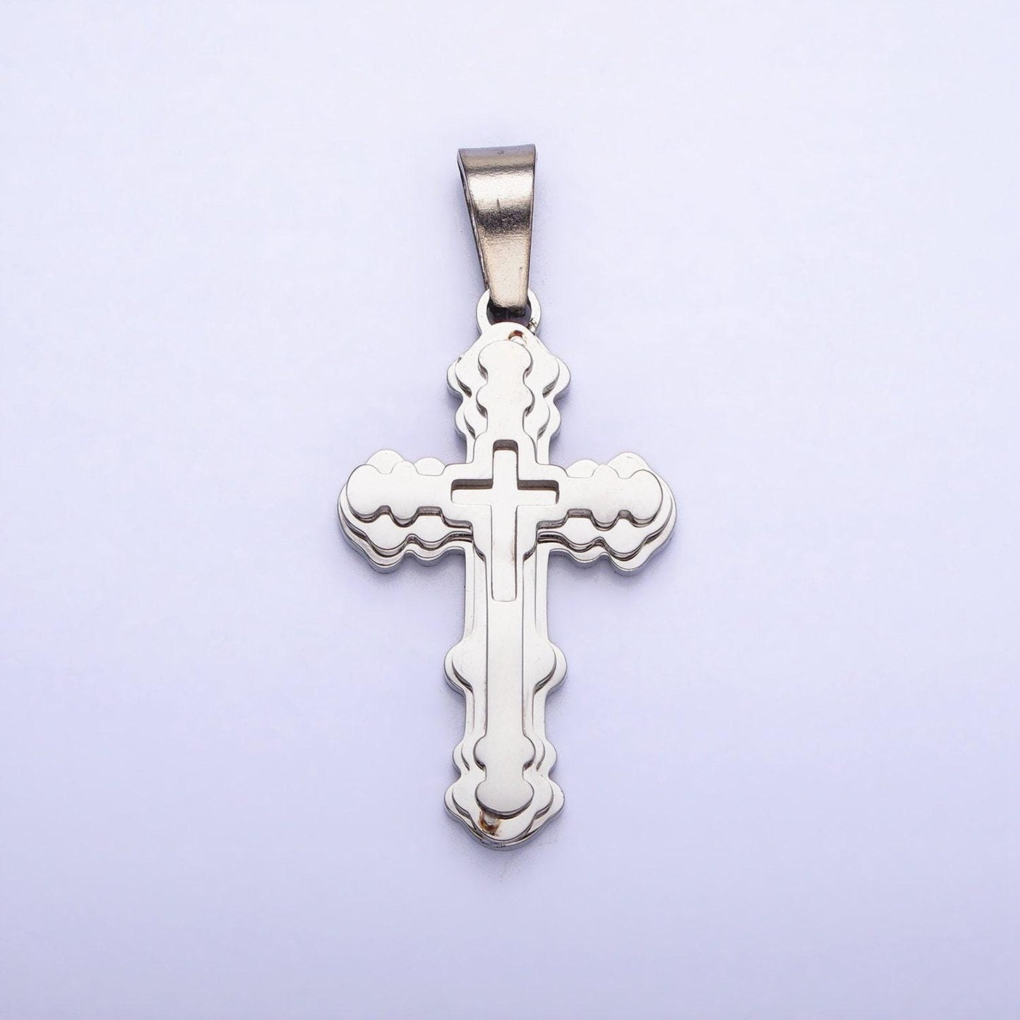 Dainty stainless steel sunburst charm in gold & silver medallion sun circle pendant lead nickel free tarnish free | p-1086