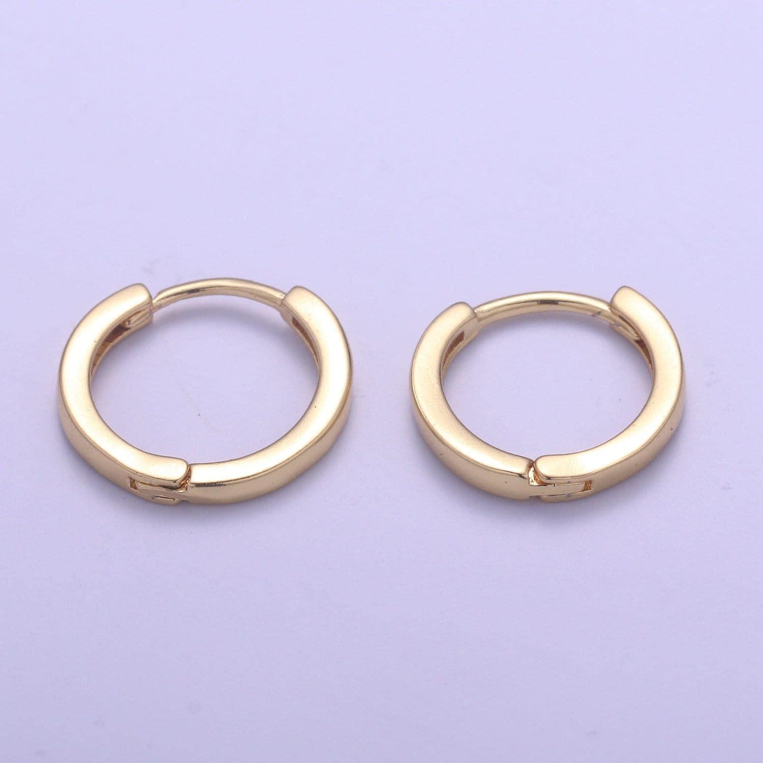 1 pair dainty gold huggie hoop earrings gold lever back earring minimalist dainty hoop earrings thin huggie hoop jewelry