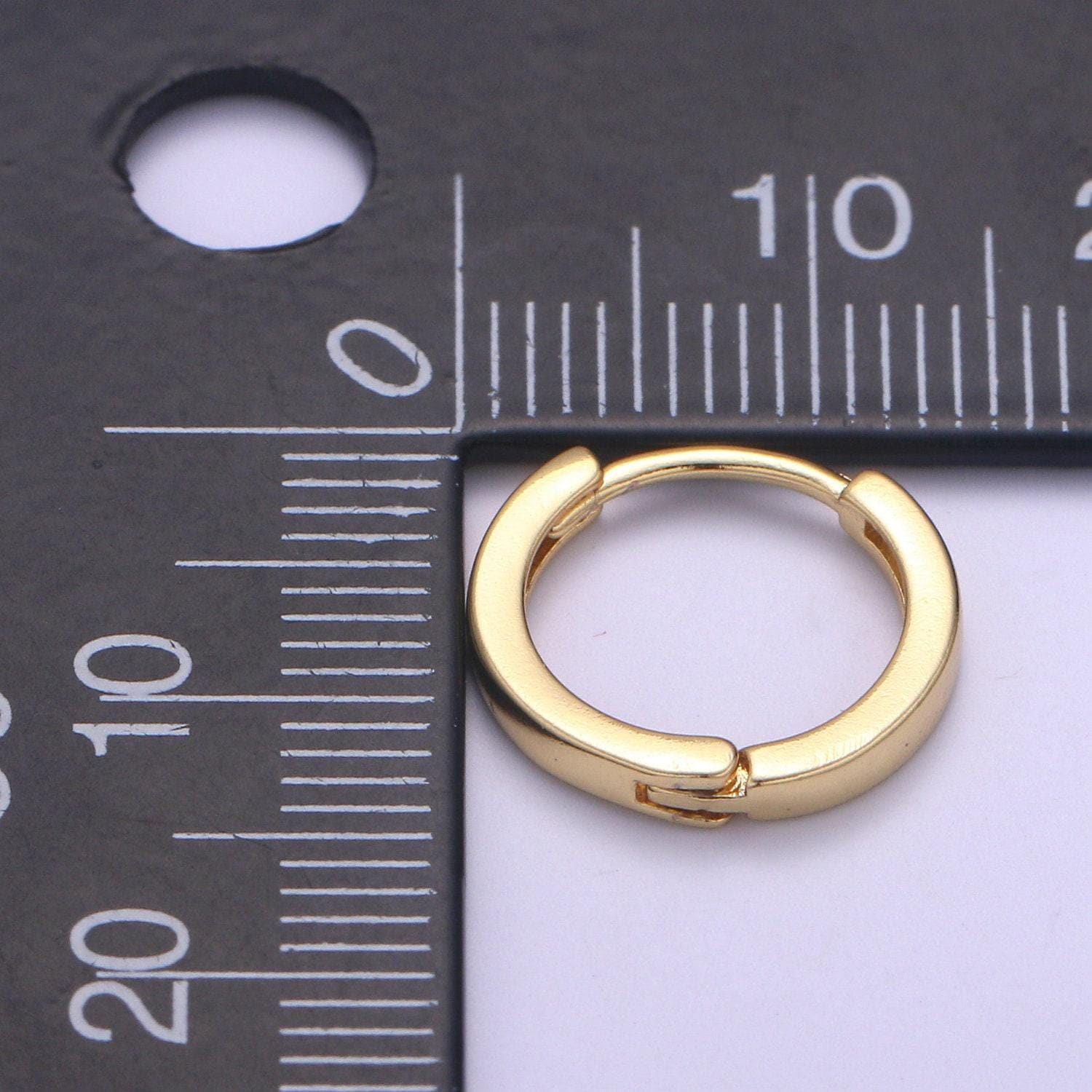 1 pair dainty gold huggie hoop earrings gold lever back earring minimalist dainty hoop earrings thin huggie hoop jewelry
