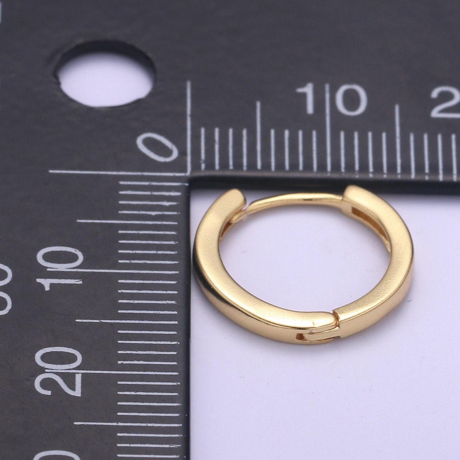 1 pair dainty gold huggie hoop earrings gold lever back earring minimalist dainty hoop earrings thin huggie hoop jewelry