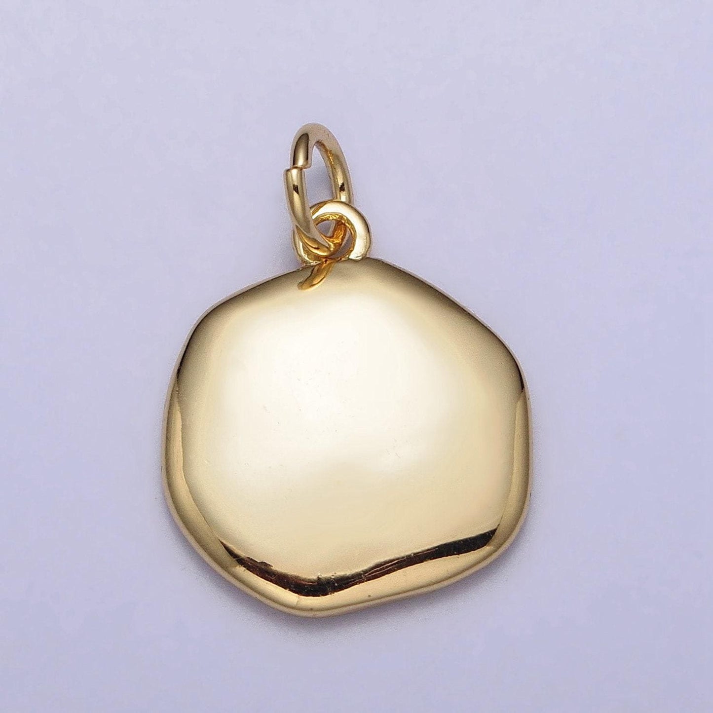 Dainty ship steering wheel pendant with white enamel finish 24k gold filled | diy jewelry charm add on necklace bracelet earring | n-745