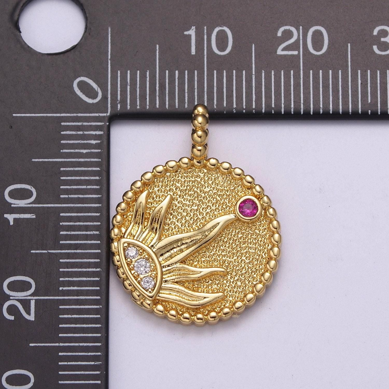 24k gold filled sun pendant radiant rays of sun charm solar system celestial symbol charm pendant | n-524