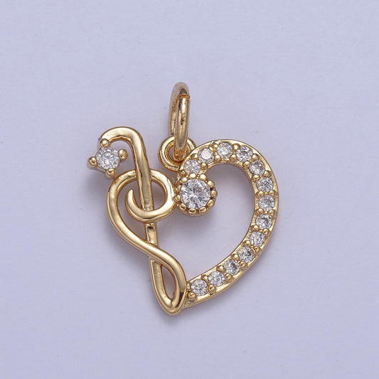 Dainty micro pave heart with ornament charm, love inspired tiny heart ornament gold filled charm for diy earring bracelet necklace supply