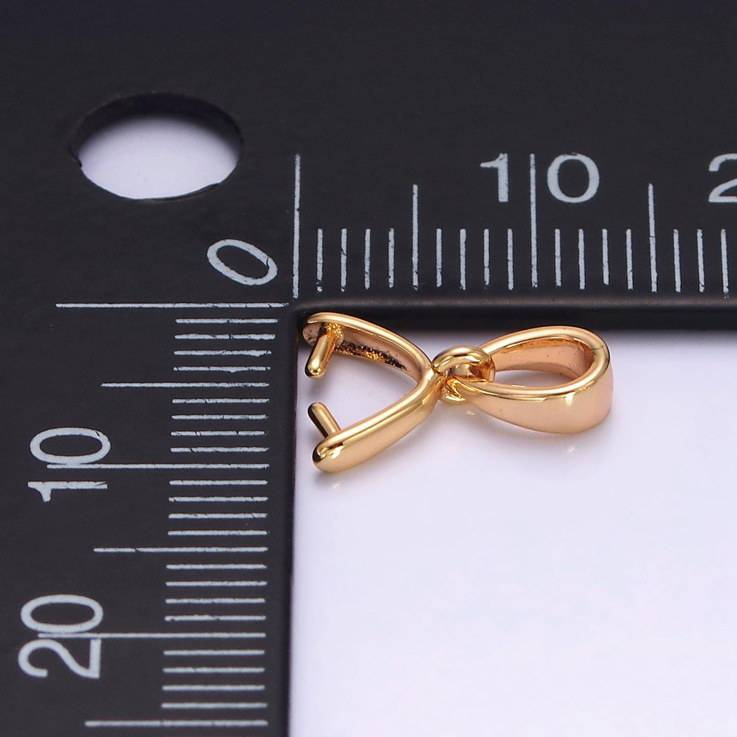 16k gold filled bail loop for pendant jewelry kit supplies for diy jewelry making | n1779