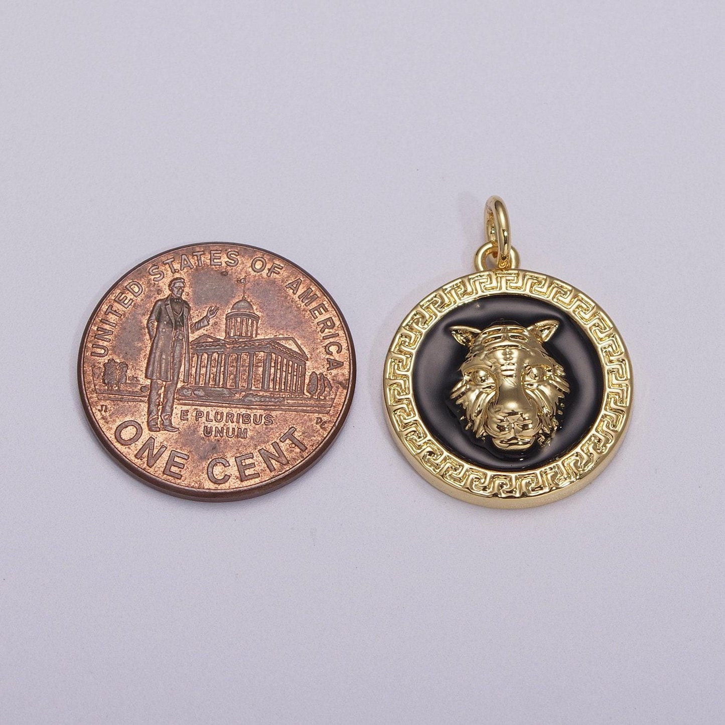 Gold fox charm, fox pendant, fox bracelet, enamel king of forest silver charm, animal charm, nature, m-904, m-905