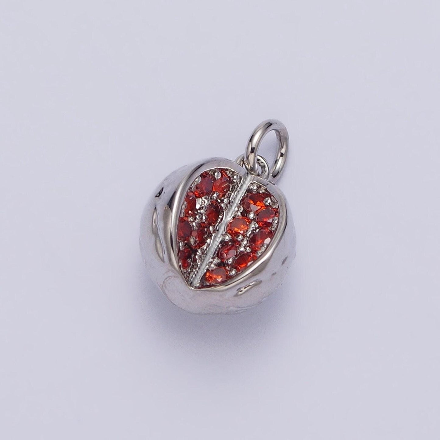 Gold watermelon charm cubic fruit charm summer foodies pendant dangle charms for bracelet necklace earring supply component