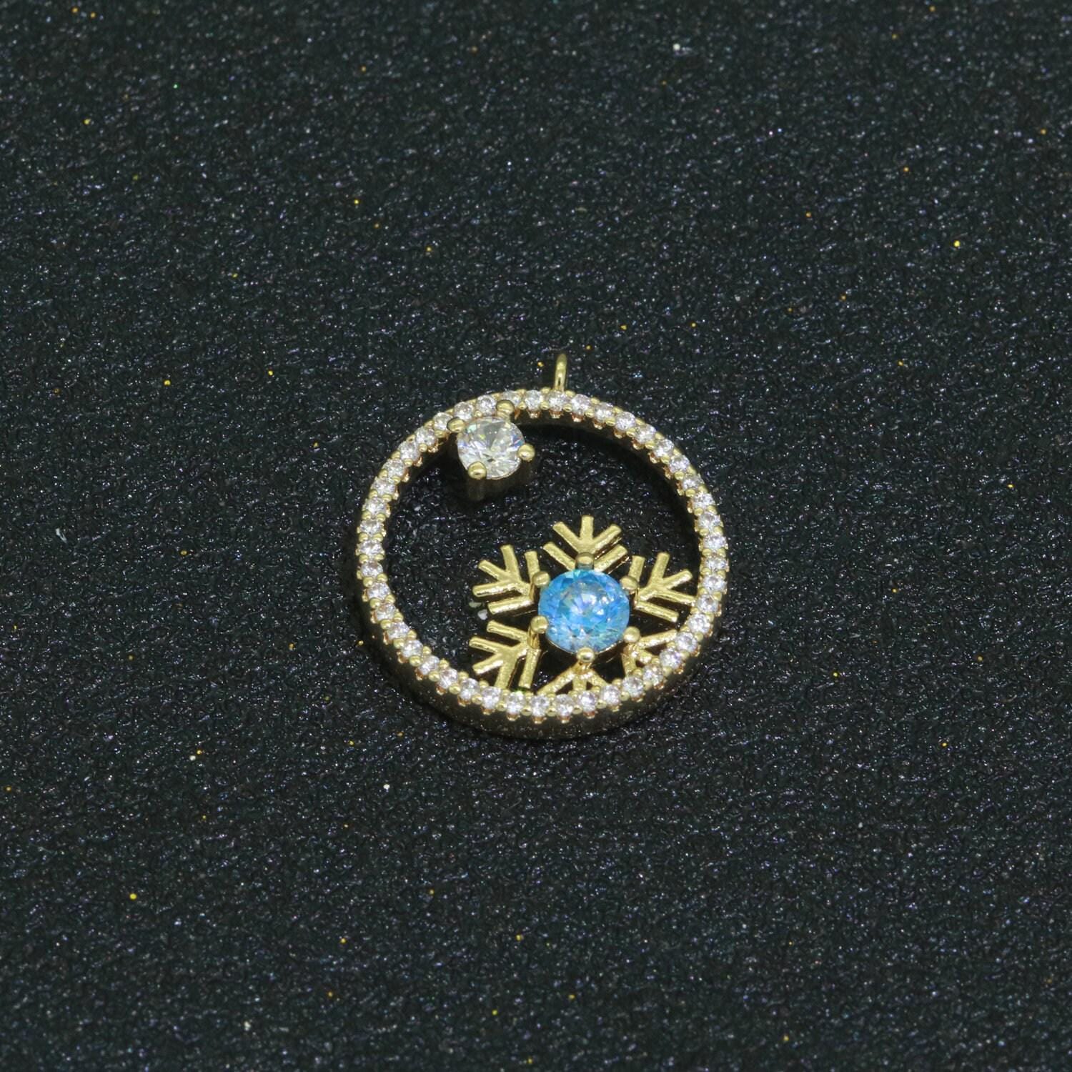 Dainty christmas charms micro pave holiday collection santa, stocking, snow man, reindeer, tree pendant jewelry necklace bracelet earring