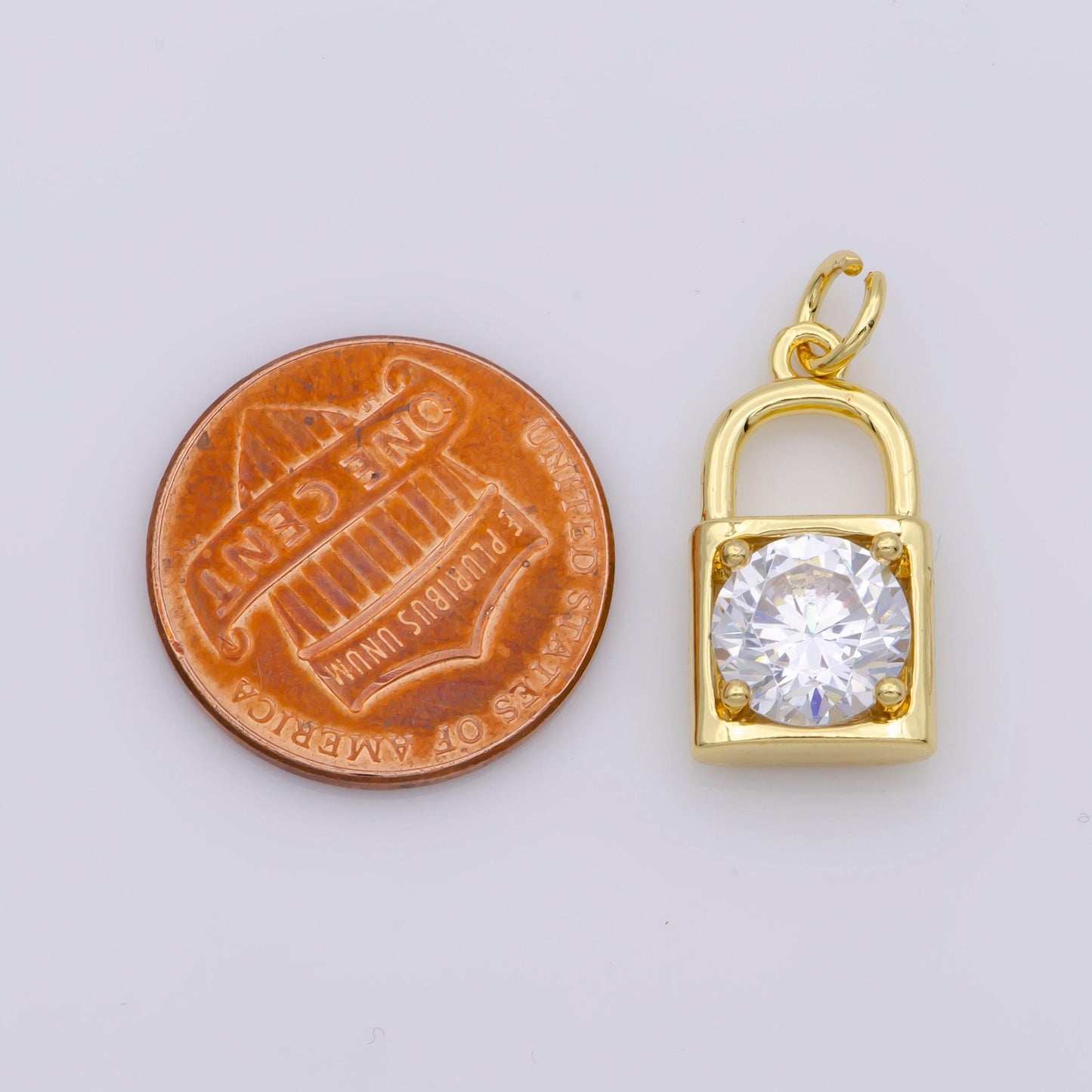 24k gold filled dainty padlock charm colorful cz lock charm for necklace bracelet jewelry making black white reed purple