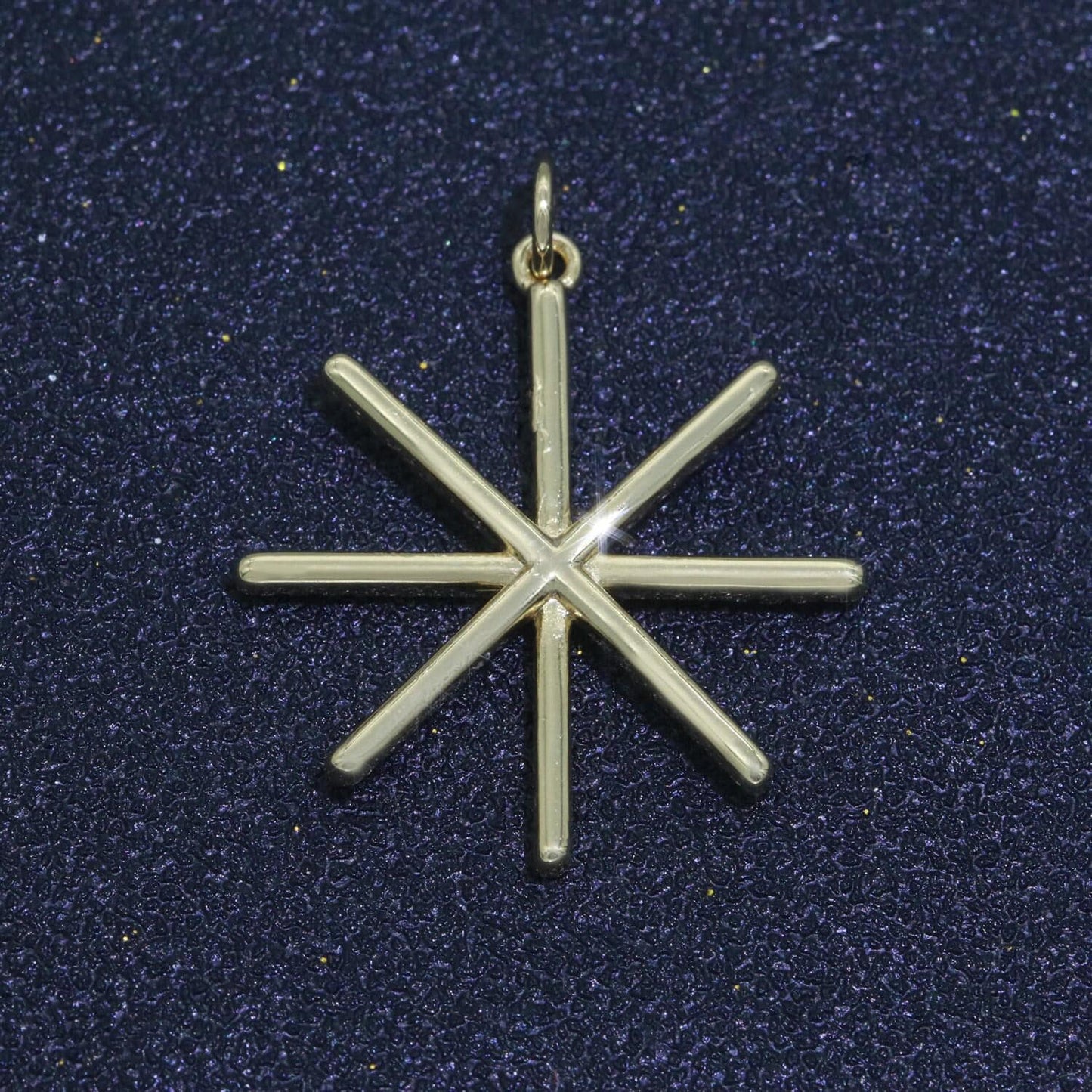 Mini star charm gold stick star charm celestial jewelry star key charm dainty small charm