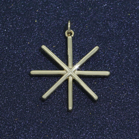 Mini star charm gold stick star charm celestial jewelry star key charm dainty small charm