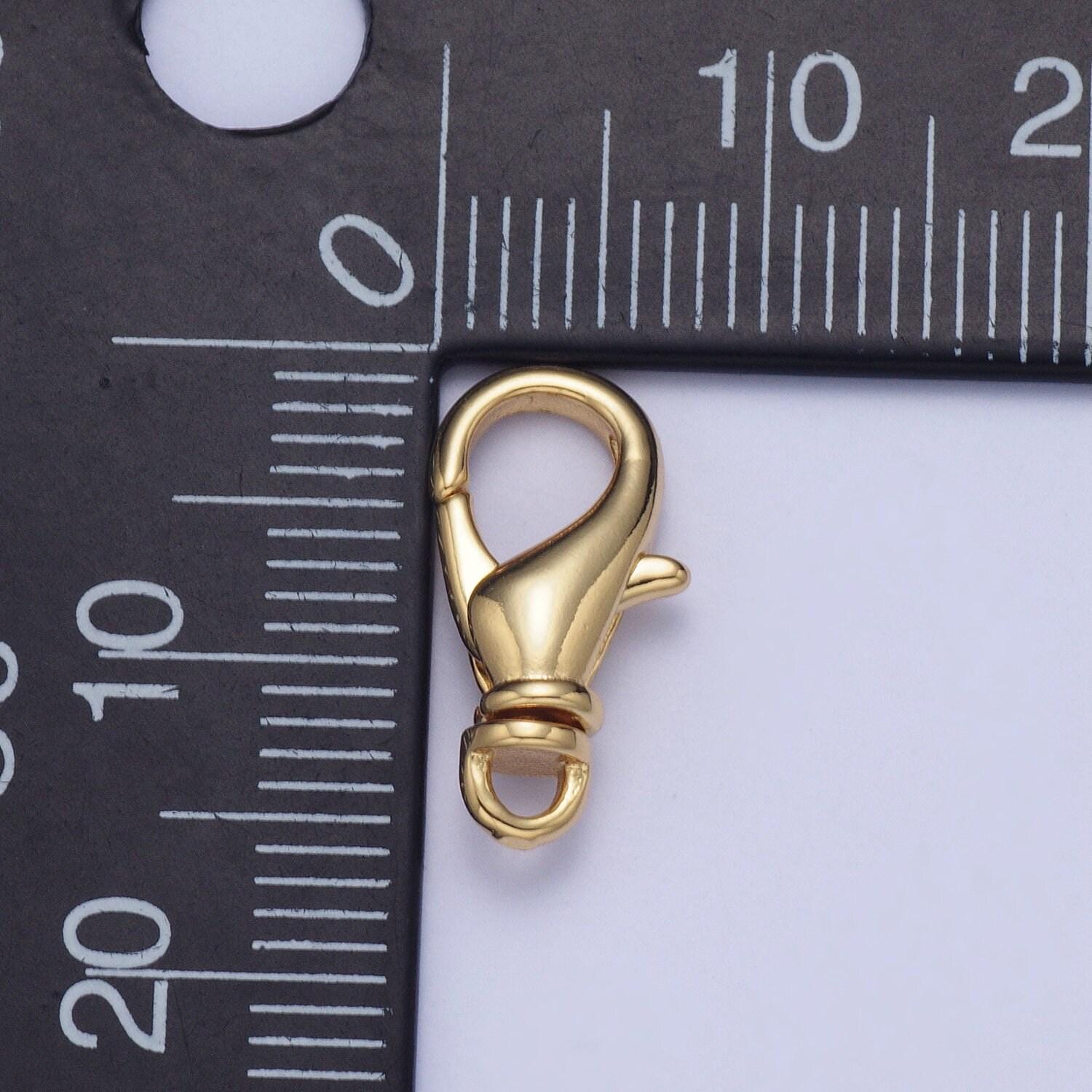 14k gold Filled lobster clasps, 15.8mmx7.2mm gold lobster clasps for jewelry-making component | l-914