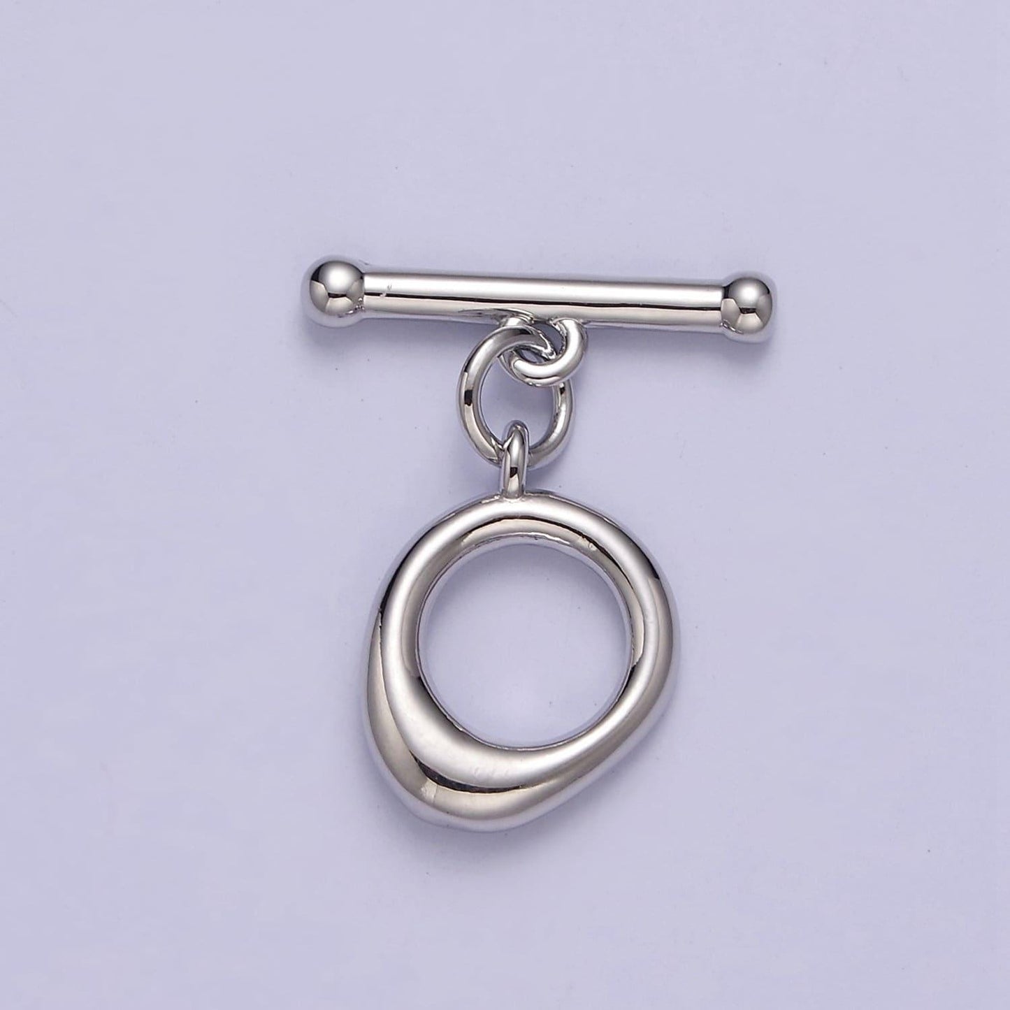 Mini gold round toggle clasp, bracelet necklace jewelry clasps, 24k gold filled ot clasp l-705