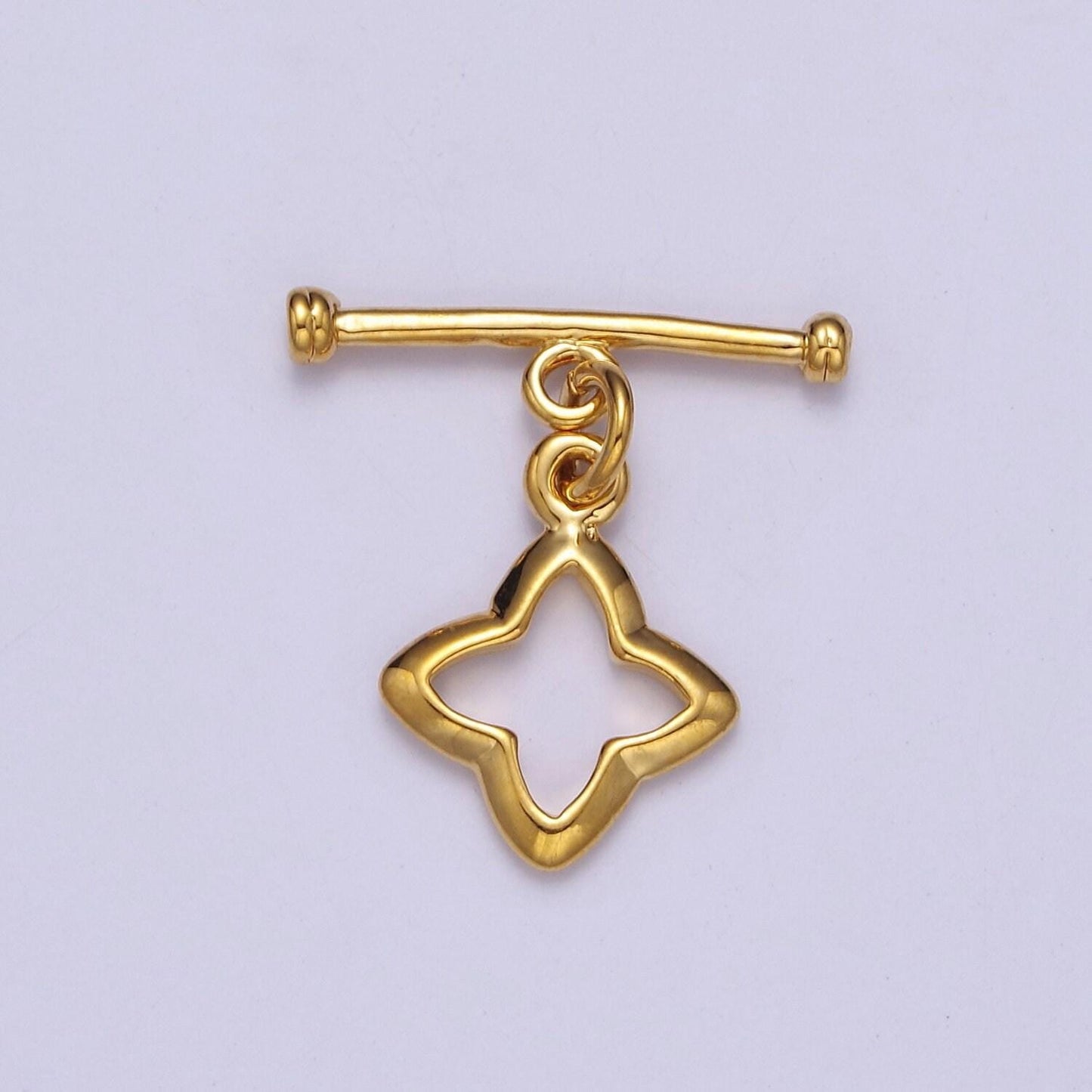 24k gold filled star toggle clasp, jewelry clasp ot clasp findings l-696