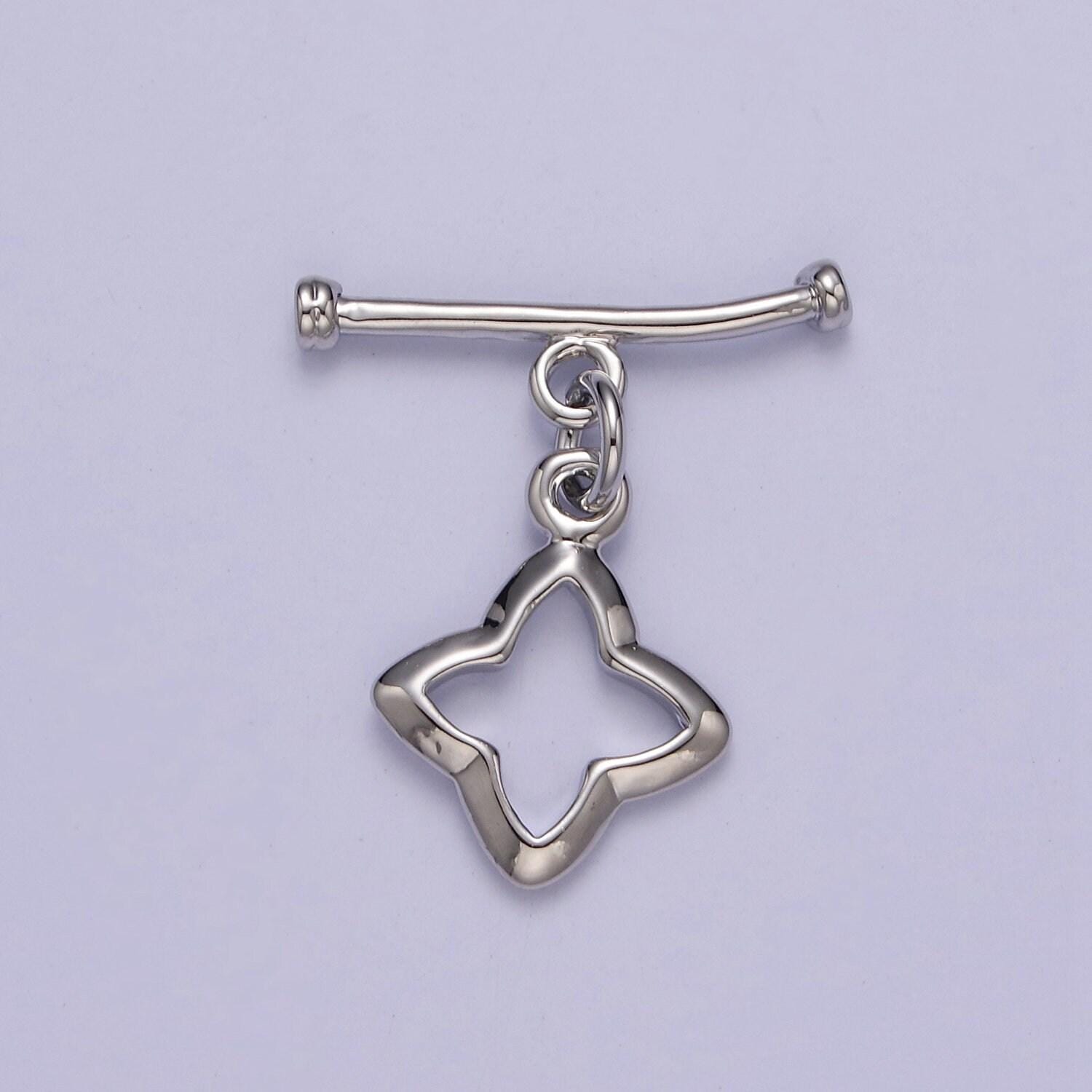 24k gold filled star toggle clasp, jewelry clasp ot clasp findings l-696