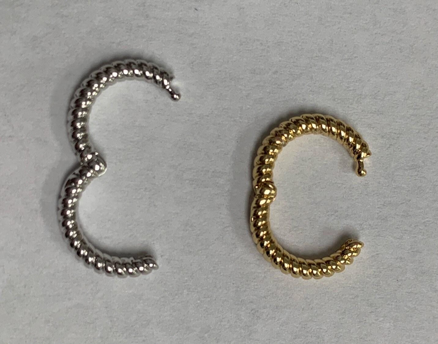 1 pc twisted gold spring gate ring, 11 mm marine rope push gate ring, charm holder clasp for connector, wristlet holder supp-1003, 1004