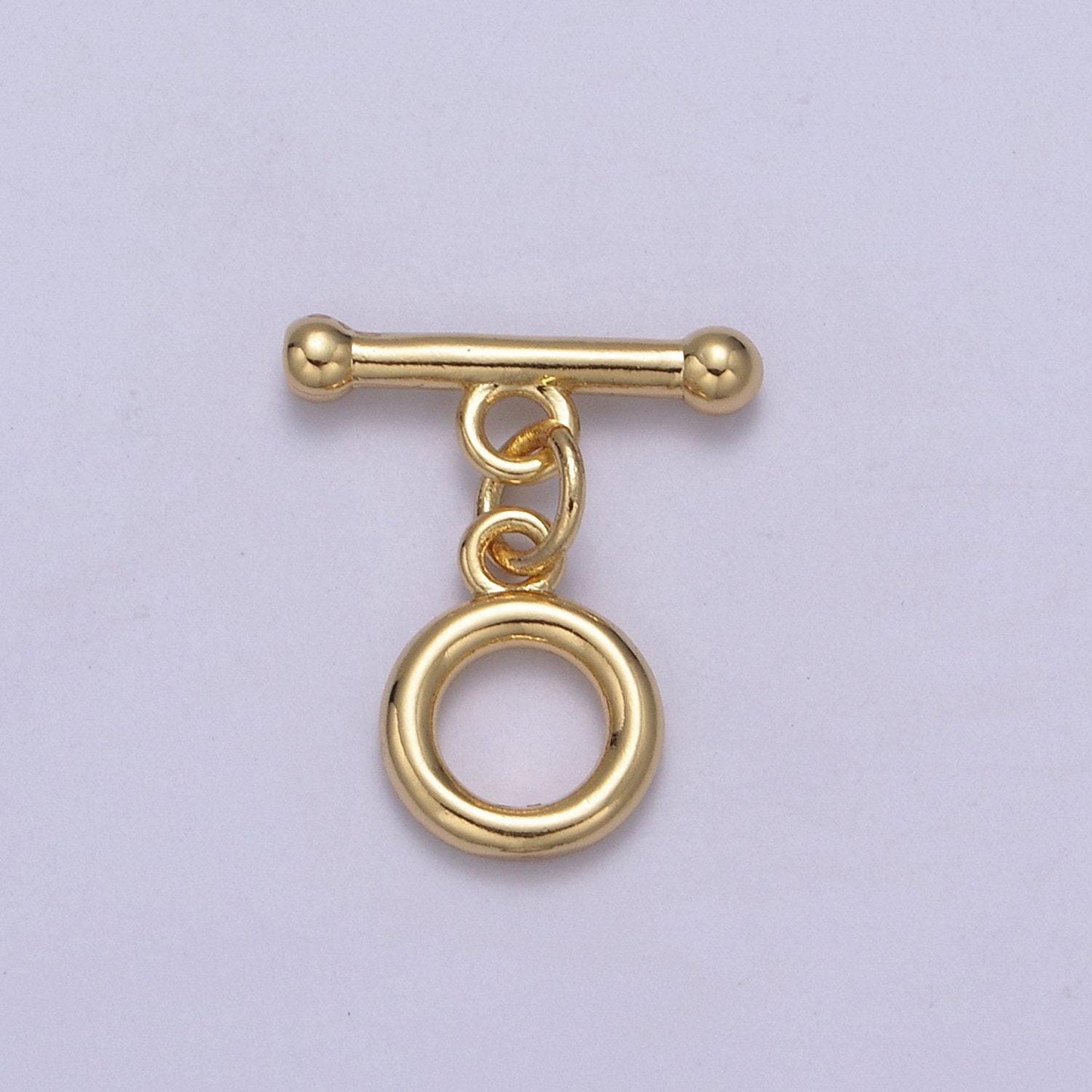 1x24k gold toggle clasp 18.6x 5.2mm or 19.1x 20.4 mm shiny gold toggle clasp with jump ring gold, for necklace, bracelet, diy jewelry making