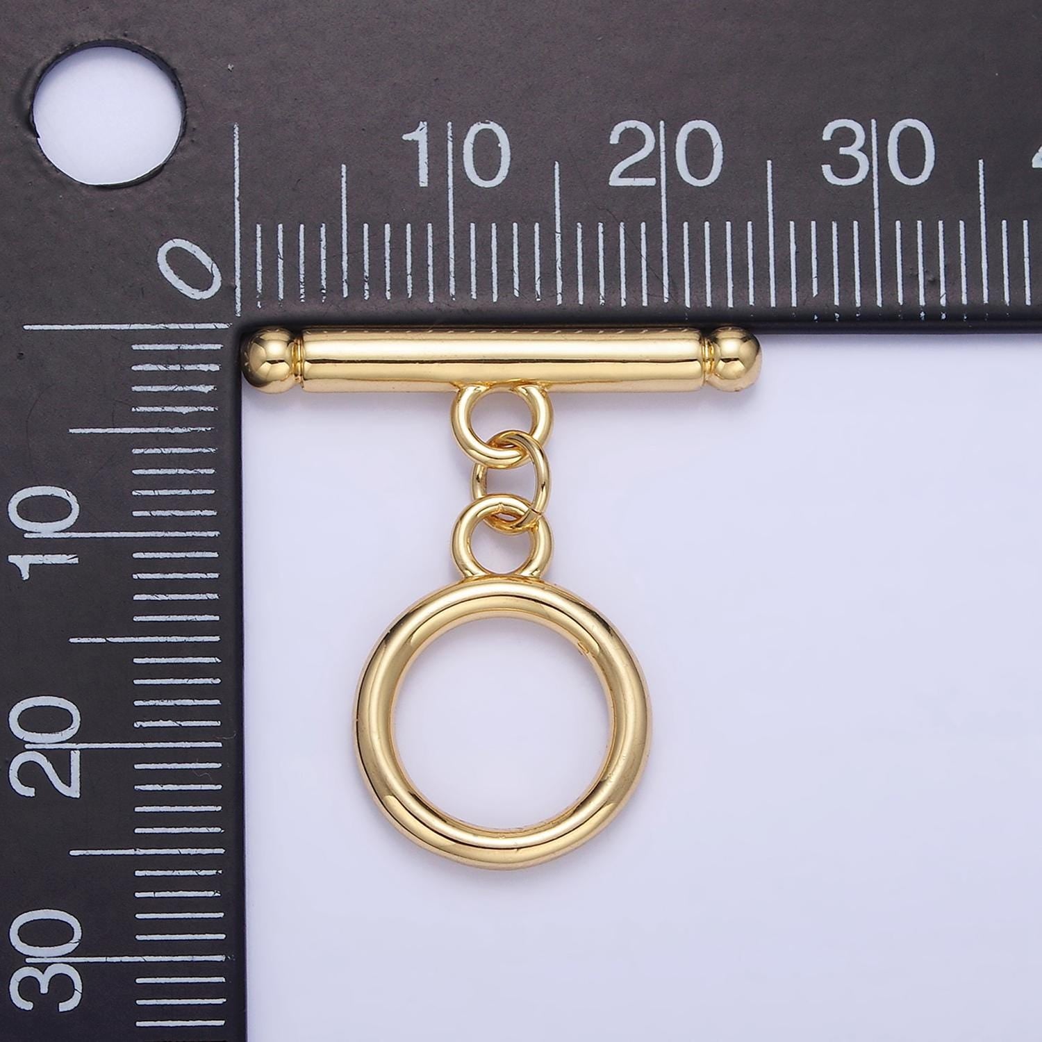 1x24k gold toggle clasp 18.6x 5.2mm or 19.1x 20.4 mm shiny gold toggle clasp with jump ring gold, for necklace, bracelet, diy jewelry making