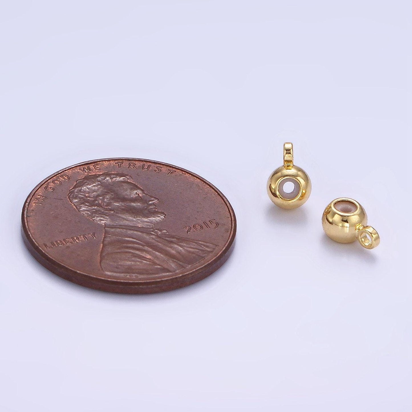 Tiny tube bails loop bails for bracelets / necklace | l-605