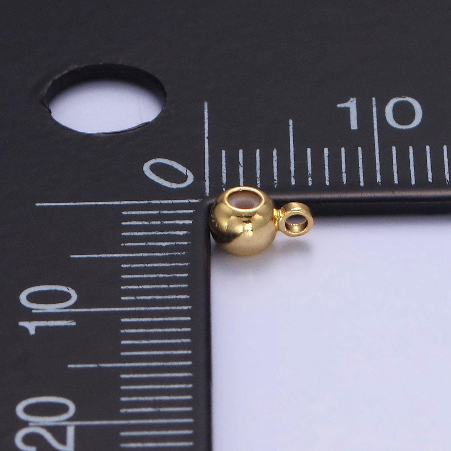 Tiny tube bails loop bails for bracelets / necklace | l-605