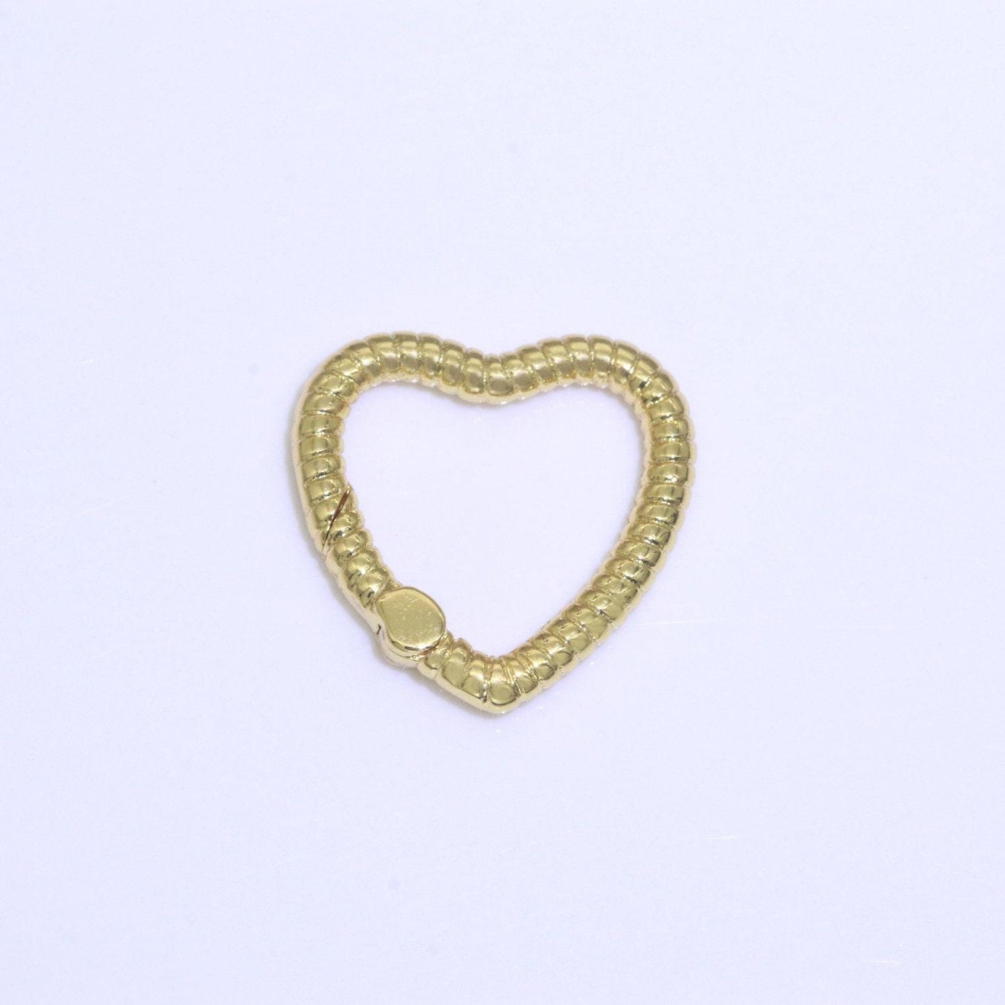 16mm heart gold spring buckle metal snap clasp spring gate ring, trigger round ring, snap clasp hook for jewelry supply