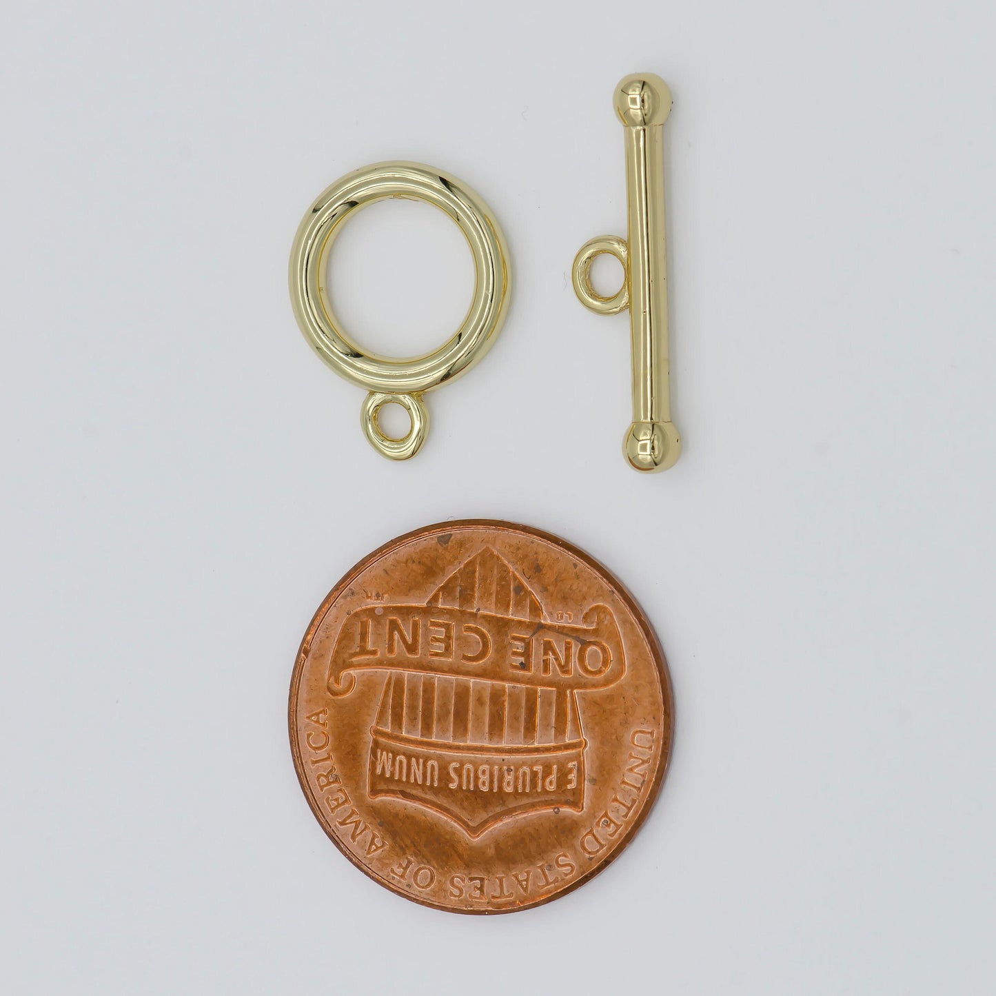 Simple minimalist gold filled toggle clasp for diy jewelry making for necklace bracelet anklet - l-316 l-317