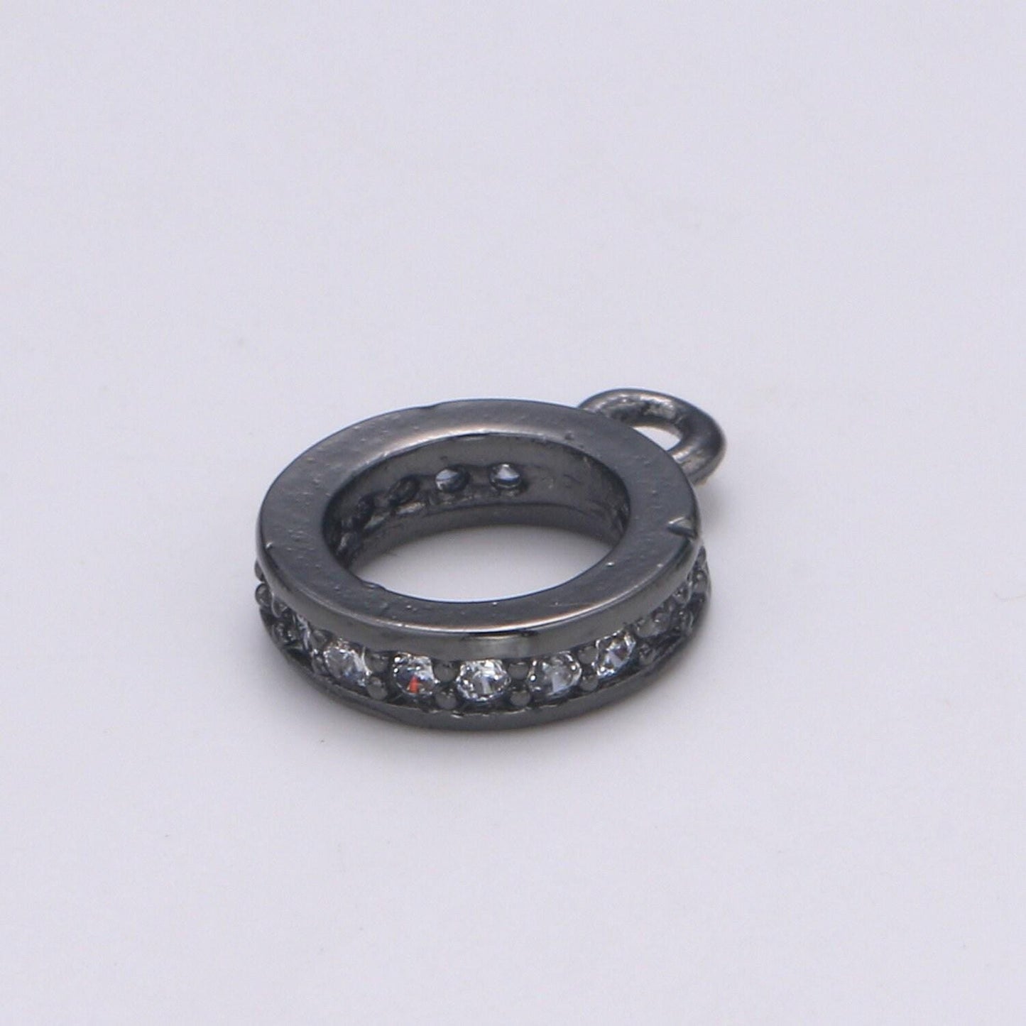 Gold 7.5mmx1.9mm (14 gauge) jump ring, small loop 2.7mmx0.8mm (20 gauge) gold connector jump rings jewelry making supplies, supp-1174,l-294