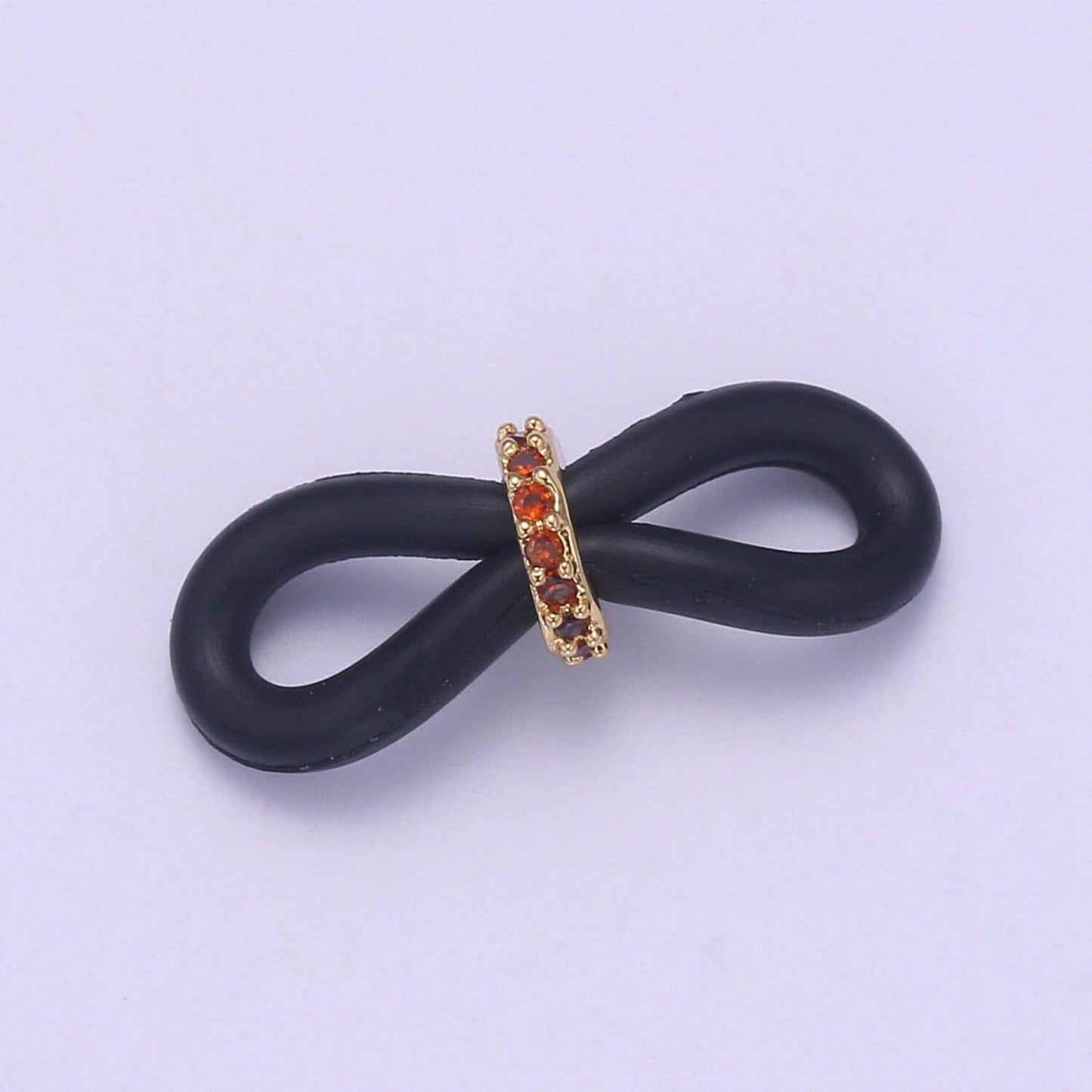 Rubber parts with adjustable Cz Beads for Glasses Charm Trend Sunglasses Eyeglasses Charm Supply Jewelry Making