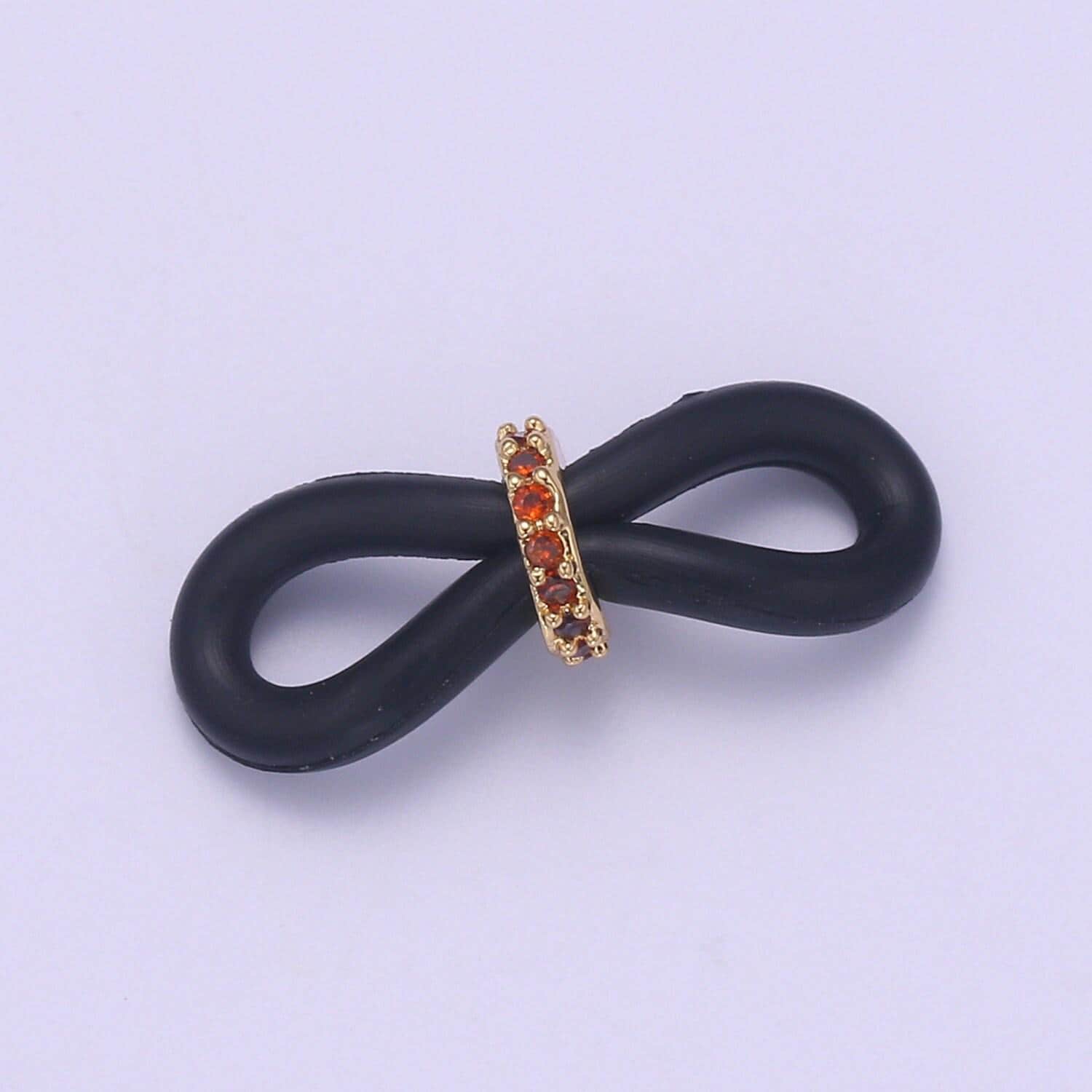 Rubber parts with adjustable Cz Beads for Glasses Charm Trend Sunglasses Eyeglasses Charm Supply Jewelry Making