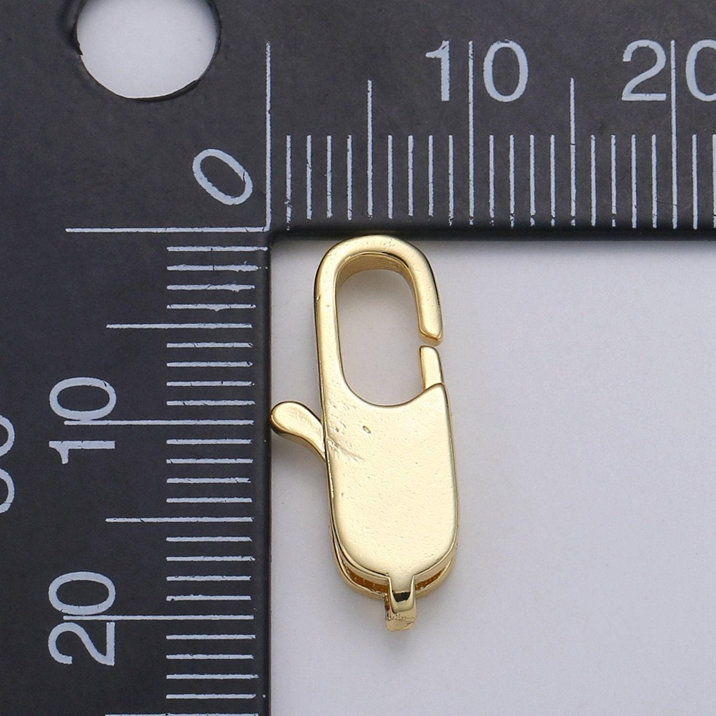 1pc wholesale lobster clasp 24k gold , rectangle lobster clasp for jewelry making, size option 20.3mmx8.8mm, supp-1113, l-177, k-224