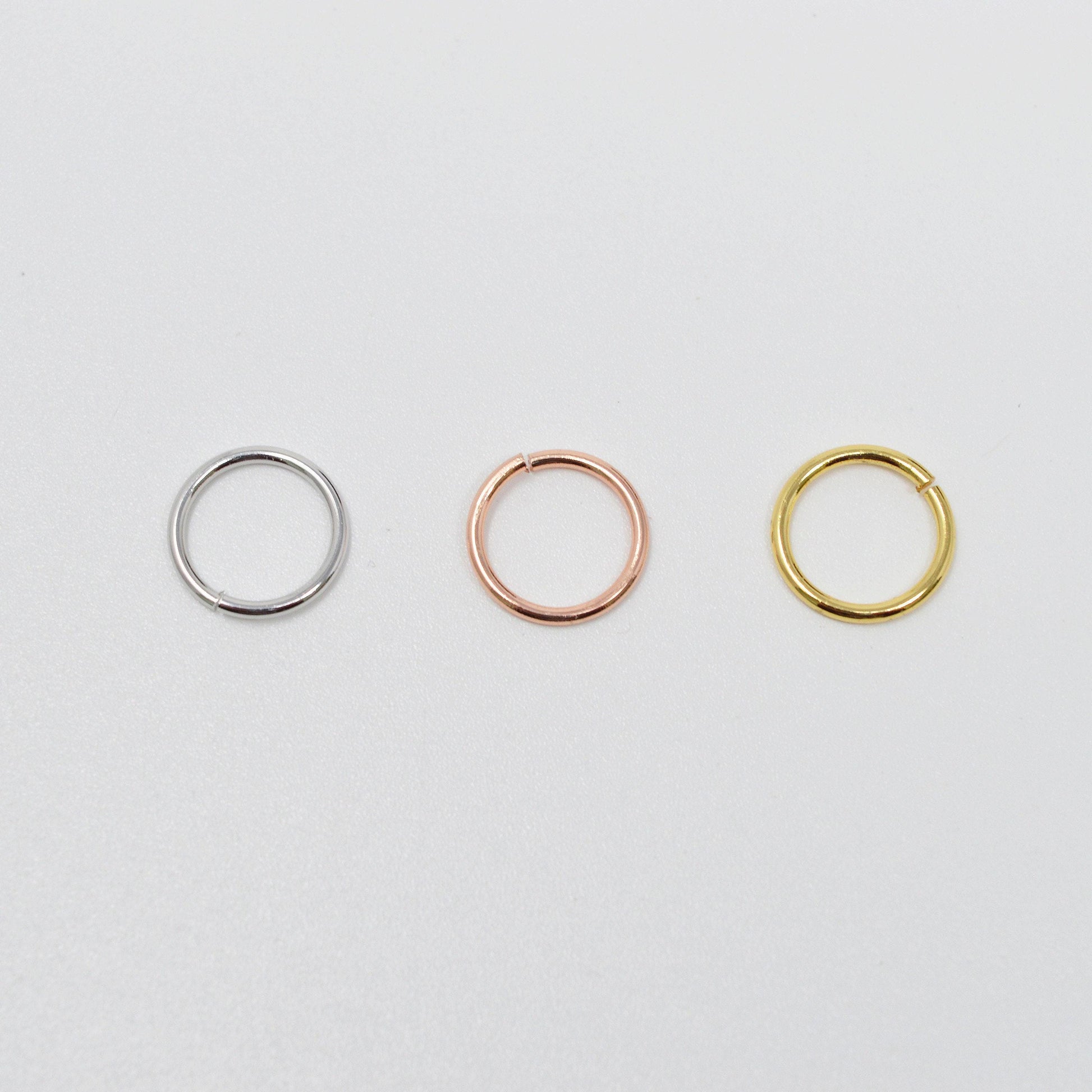 Satin gold 1mmx8mm(18 gauge) 10 gr jump ring,gold connector silver rose gold open jump rings jewelry making supplies supp-1091-1093