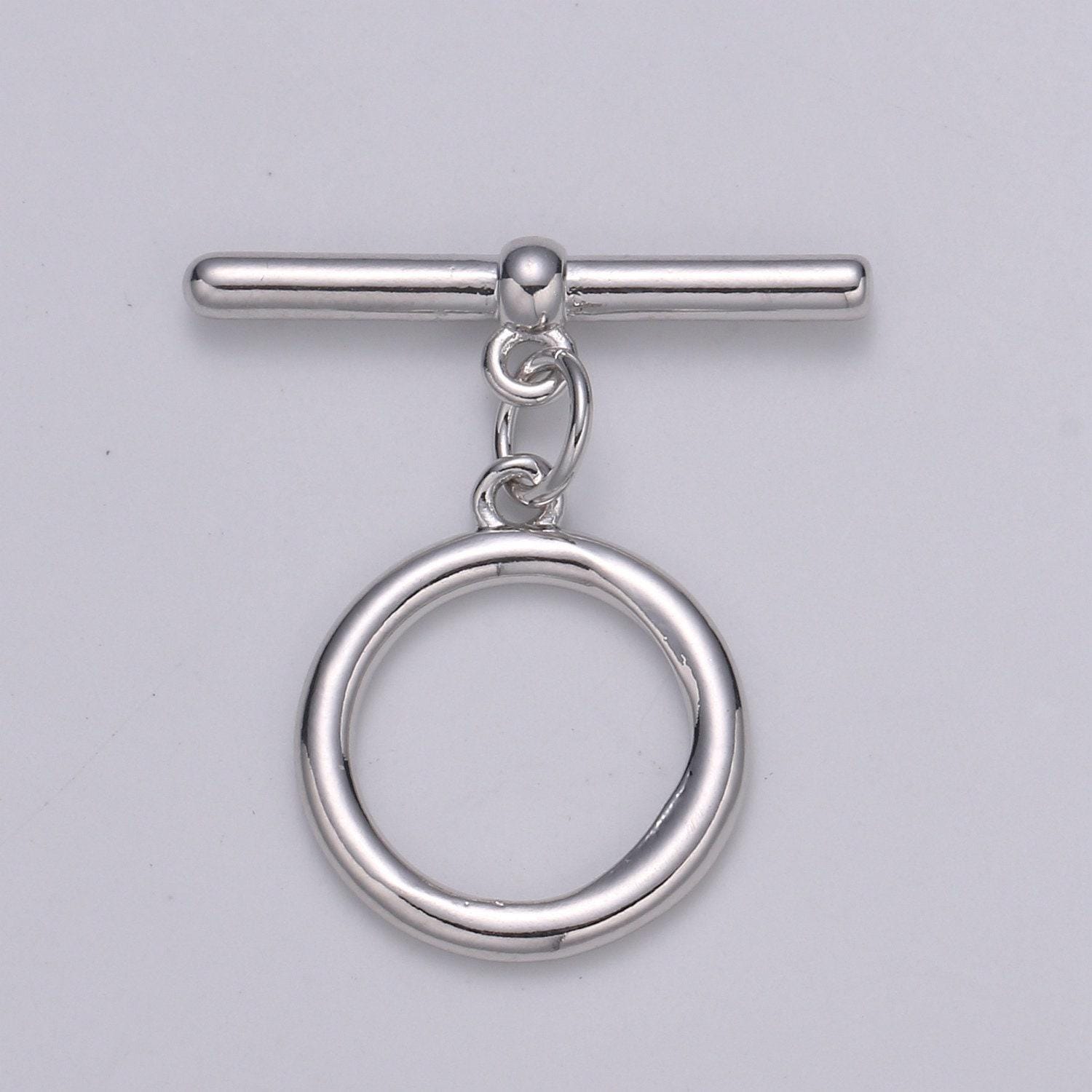 1x 24k gold toggle clasp with jump ring chose color-gold, rose gold black, silver ot clasp for jewelry making supply supp-1076, 1077,