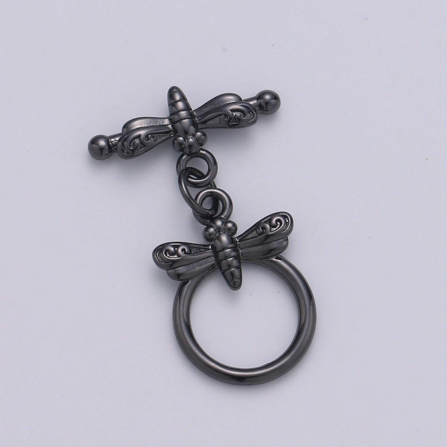Wholesale gold toggle clasp, rose gold , black, silver bee toggle clasps fancy design ot clasp bulk supply for bracelet necklace component