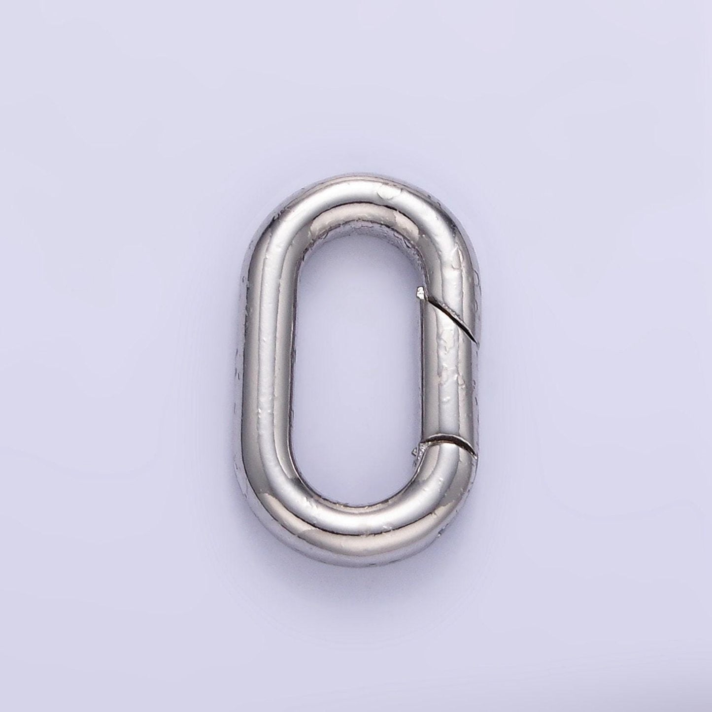 Mini gold oval spring gate ring clasp for jewelry necklace bracelet purse oval push gate snap hook for charm holder jewelry making carabiner