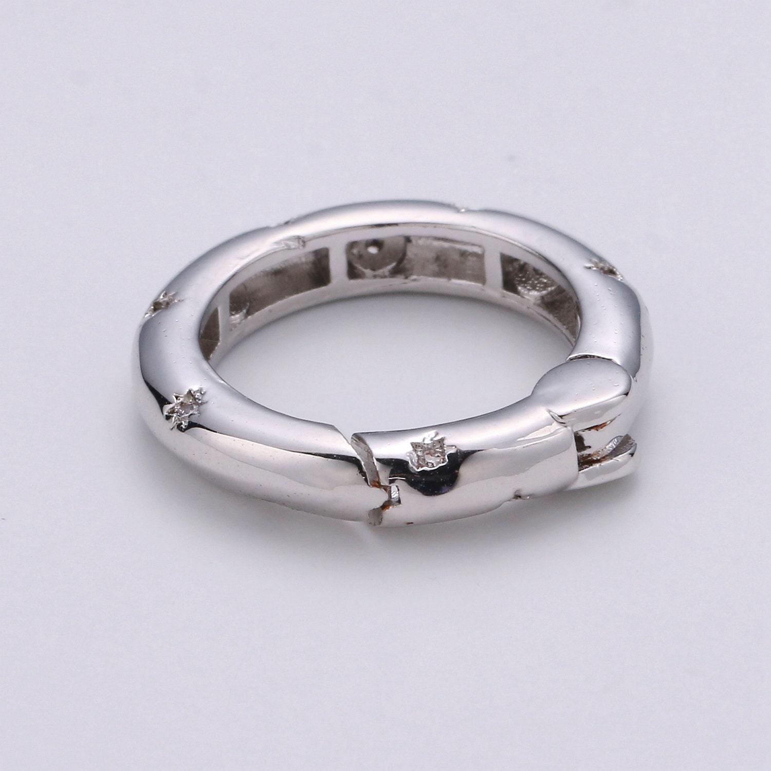 Cz gold spring gate, push gate ring, 20mm round ring charm holder rose gold black gun metal silver clasp for connector charm holder