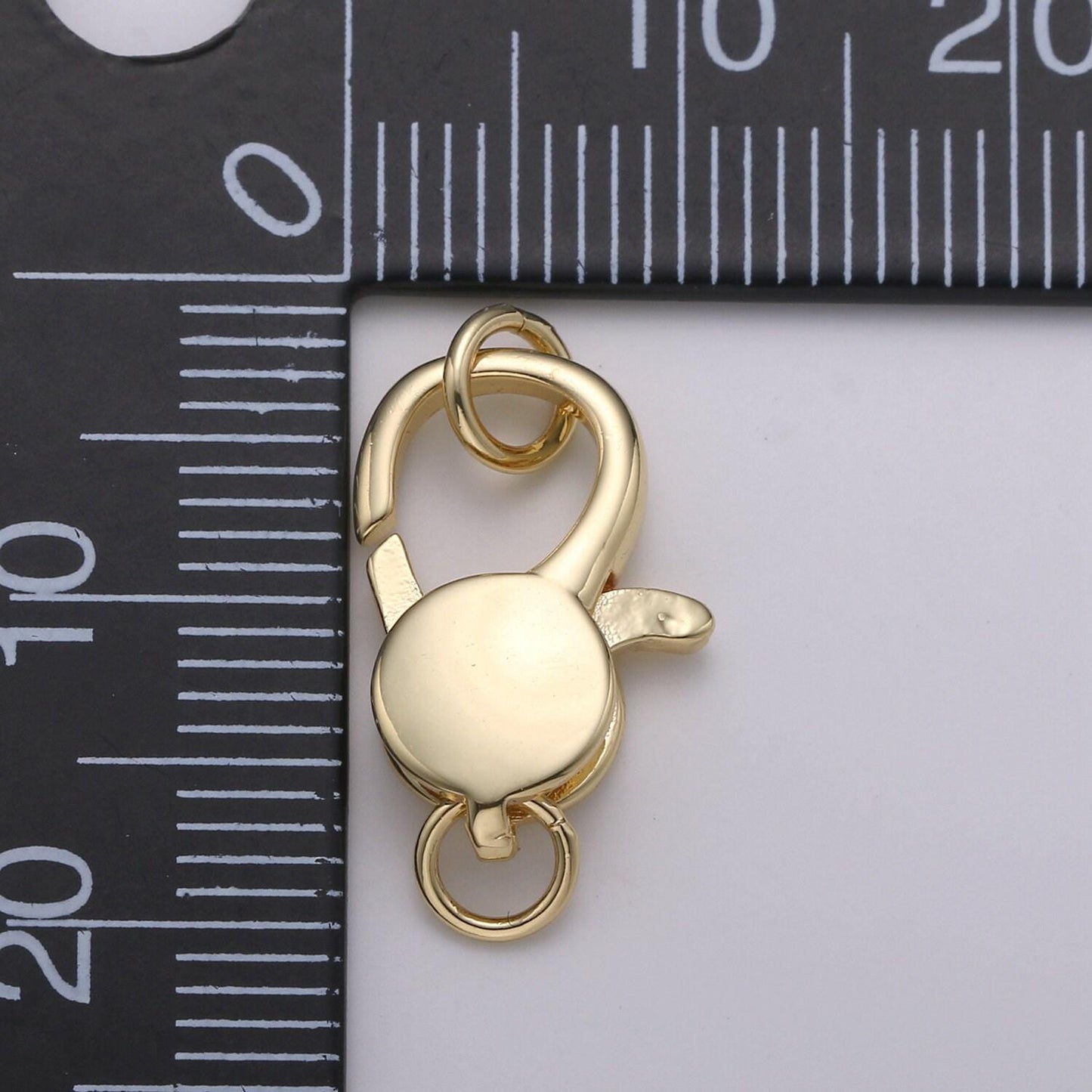 1pc 21mmx10mm wholesaler 14k gold and silver large lock shaped lobster clasp, for jewelry necklace bracelet anklet making, k-837,k-838