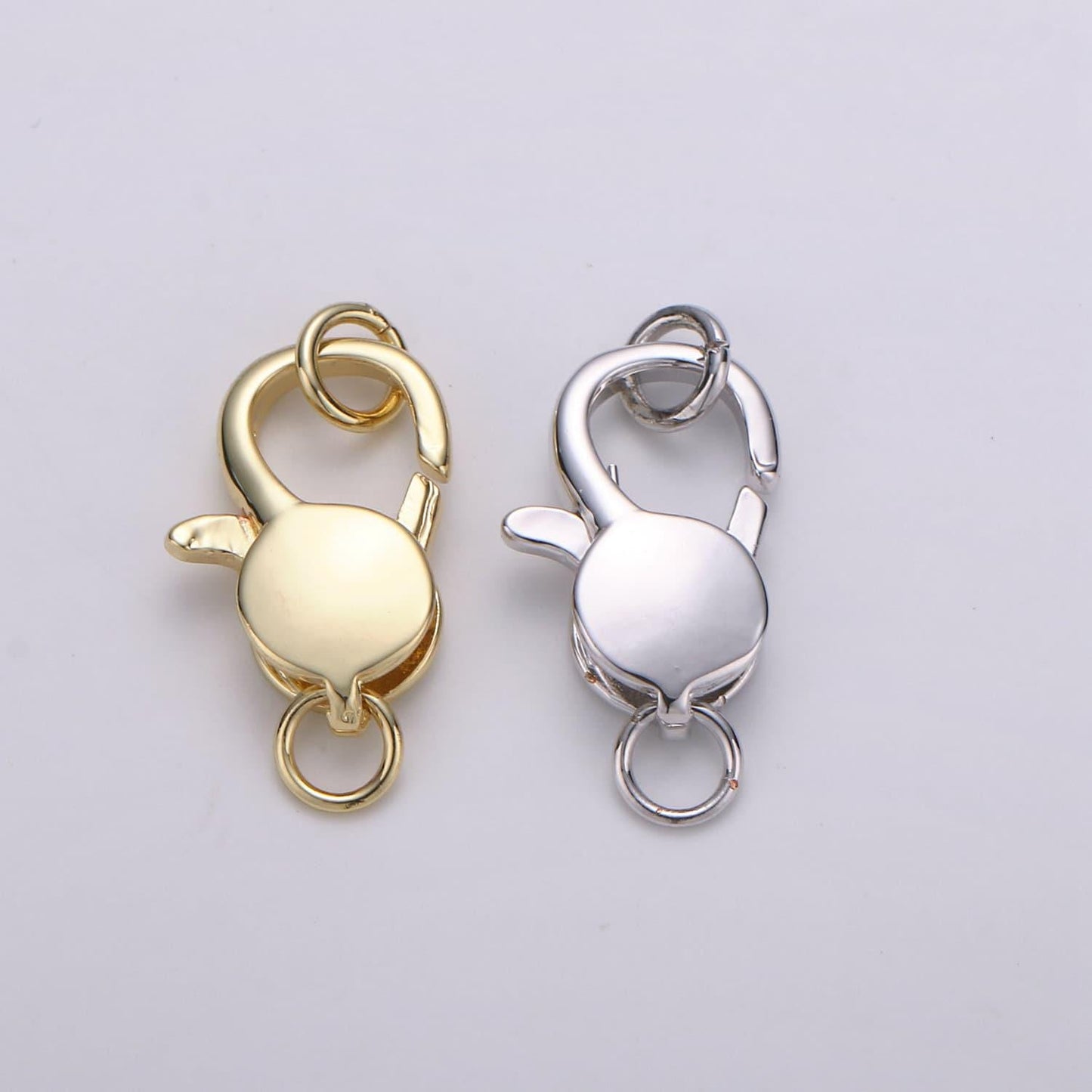 1pc wholesale lobster clasp, lobster claw with jump ring for jewelry necklace bracelet anklet making, size 20mmx10mm, k-837, k-838