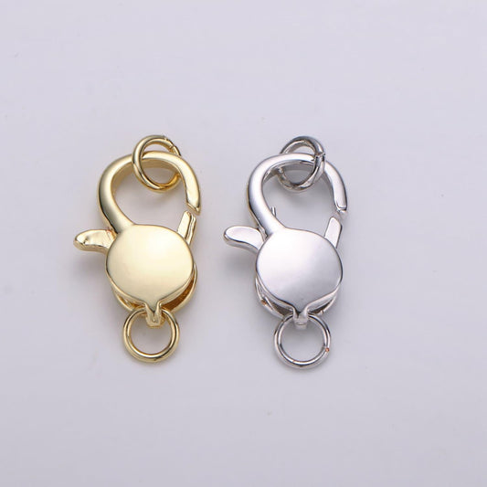 1pc wholesale lobster clasp, lobster claw with jump ring for jewelry necklace bracelet anklet making, size 20mmx10mm, k-837, k-838