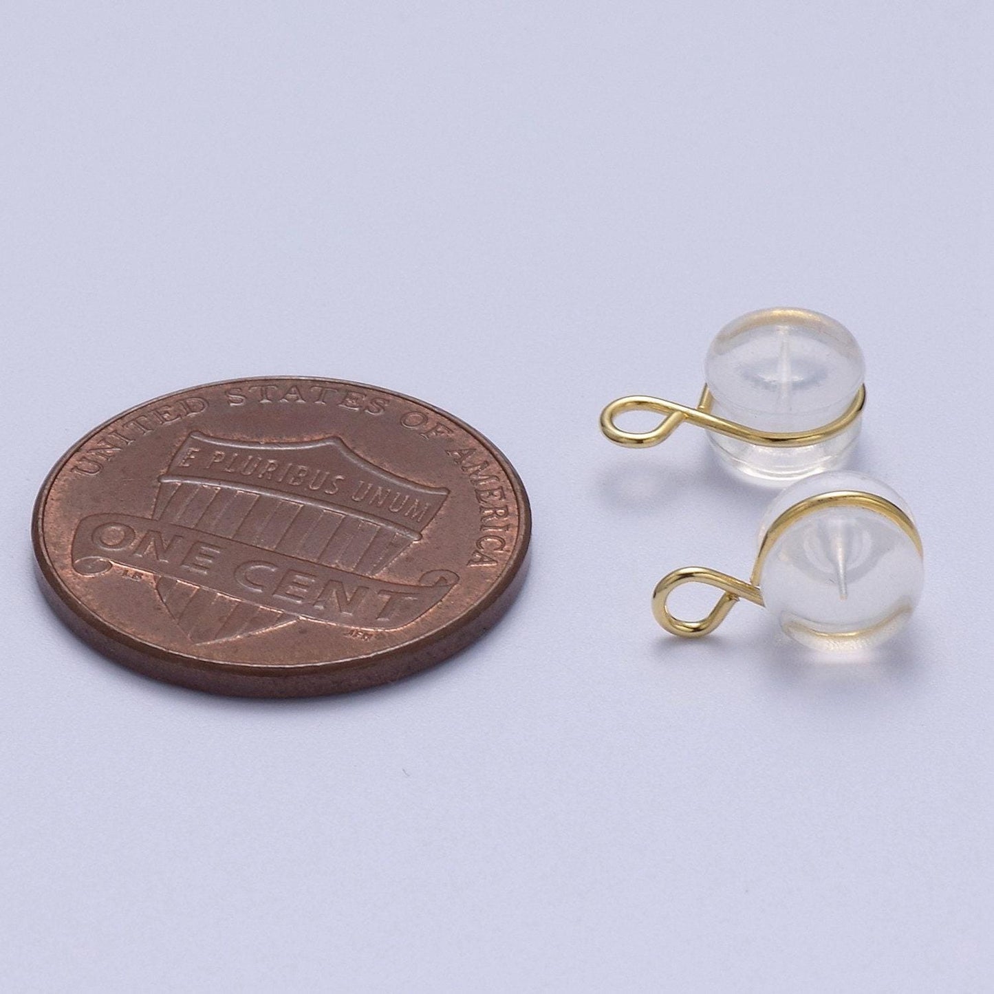 10 pair soft silicone earring backs for studs gold rubber earring backs w/ open link hypoallergenic safety plastic for jewelry making