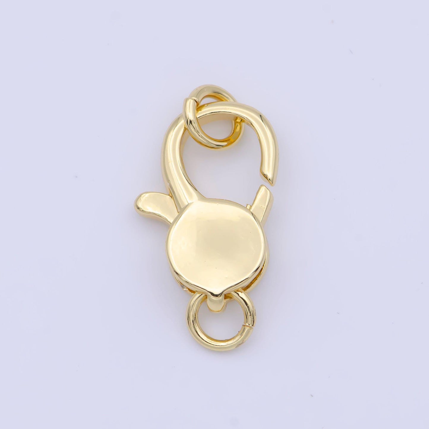1pc wholesale lobster clasp, lobster claw with jump ring for jewelry necklace bracelet anklet making, size 15.7mmx10.2mm, k-290