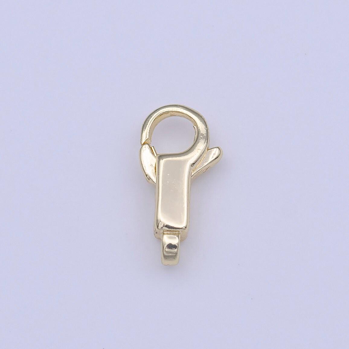 Mini gold lobster clasp 10.5 x 5.2mm jewelry making supplies chain findings for bracelet necklace anklet component k270