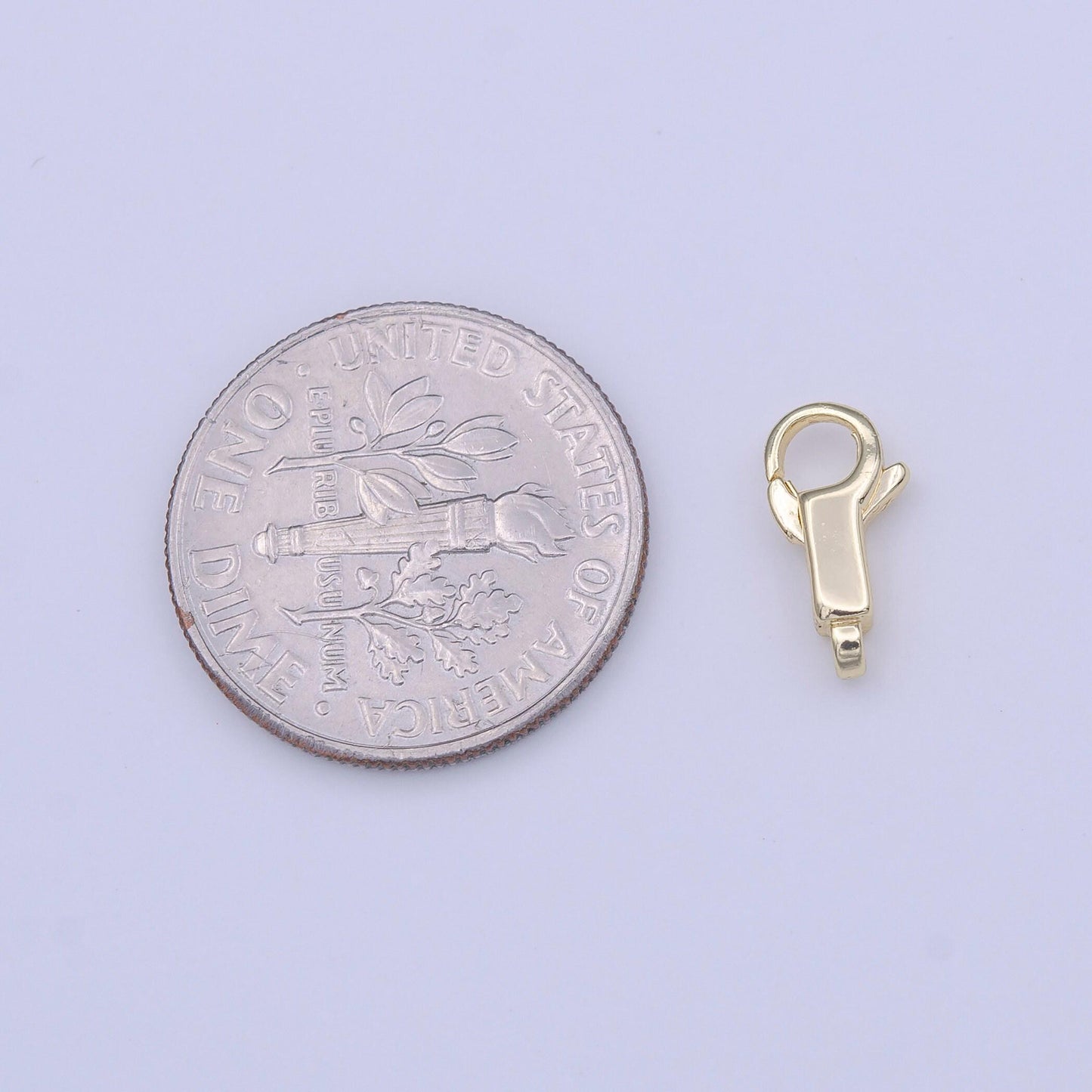 Mini gold lobster clasp 10.5 x 5.2mm jewelry making supplies chain findings for bracelet necklace anklet component k270